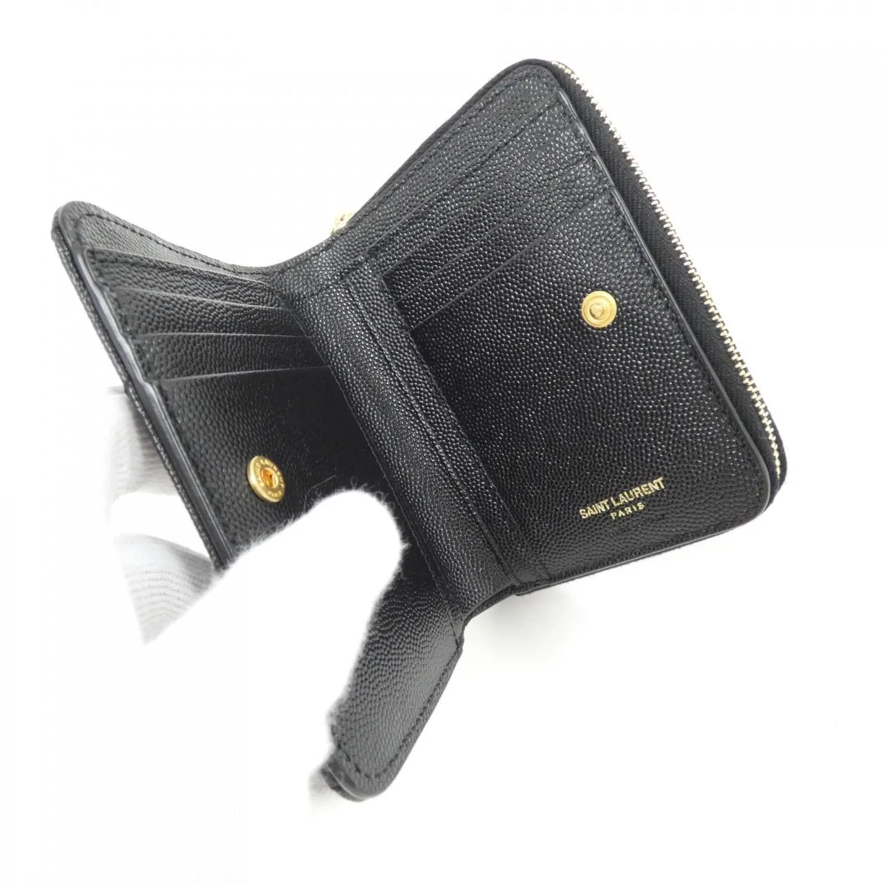 SAINT LAURENT 668288 BOW01 Wallet 新品 - 縮圖 3