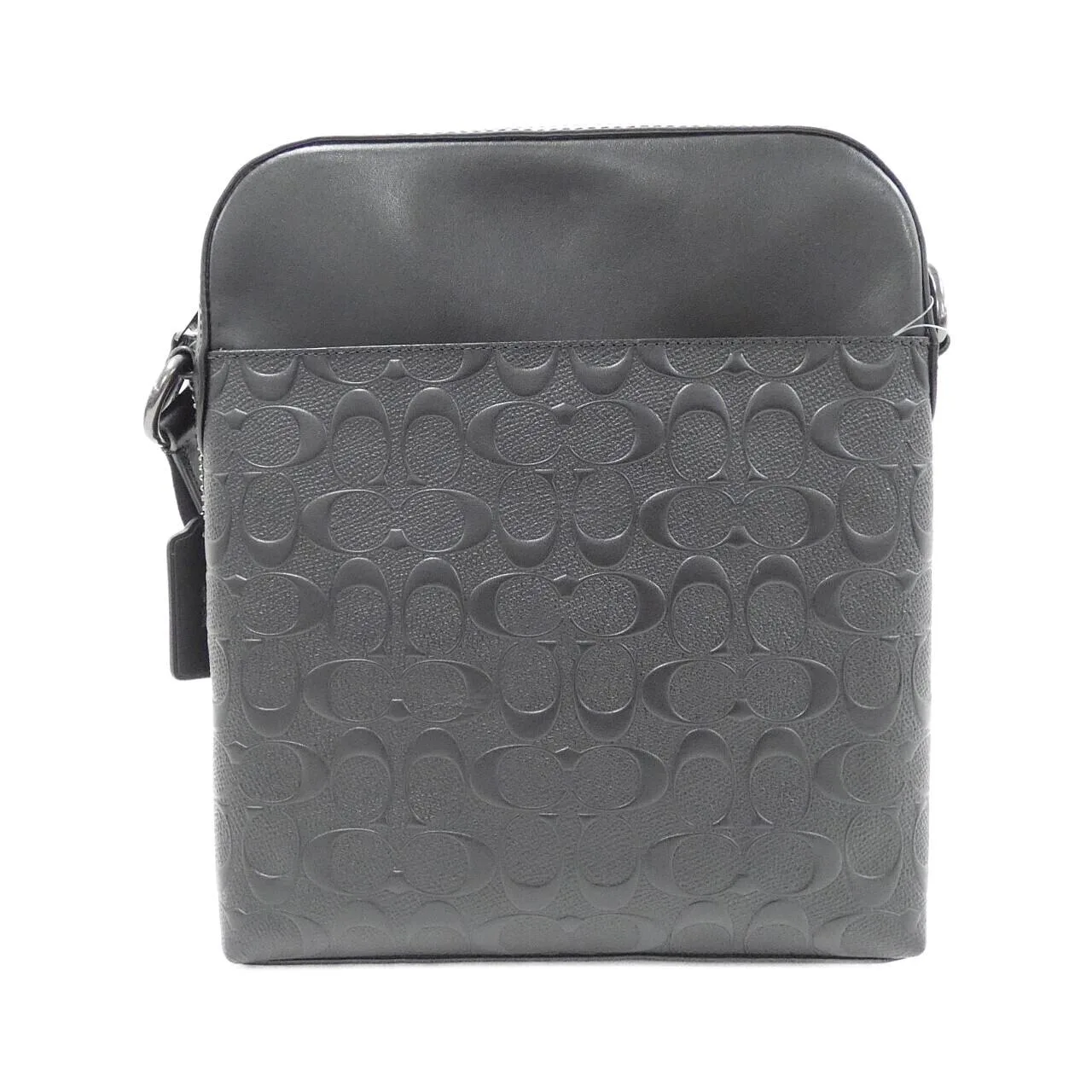 COACH 4009 Shoulder Leather Black Leather - Thumbnail 2