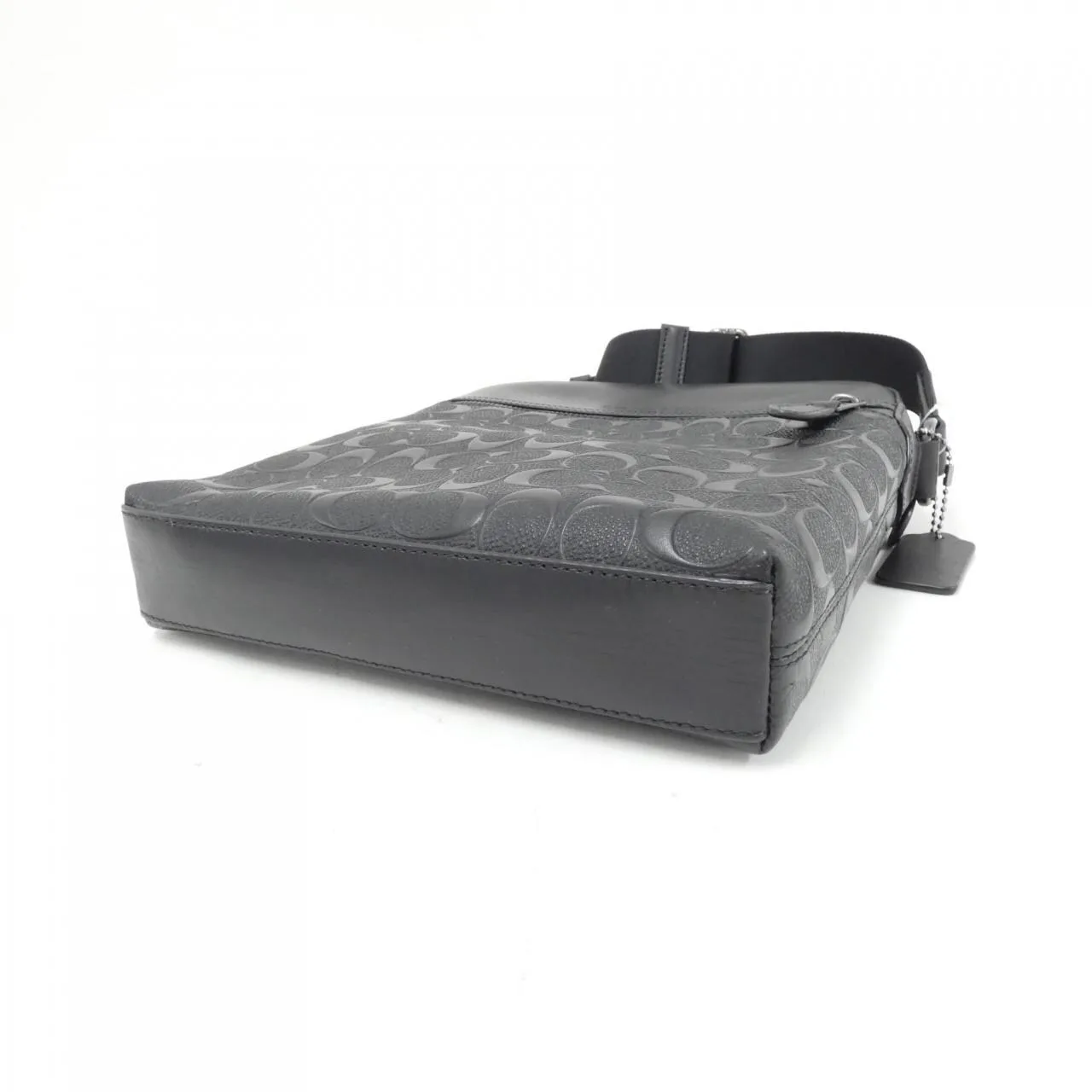 COACH 4009 Shoulder Leather Black Leather - Thumbnail 3