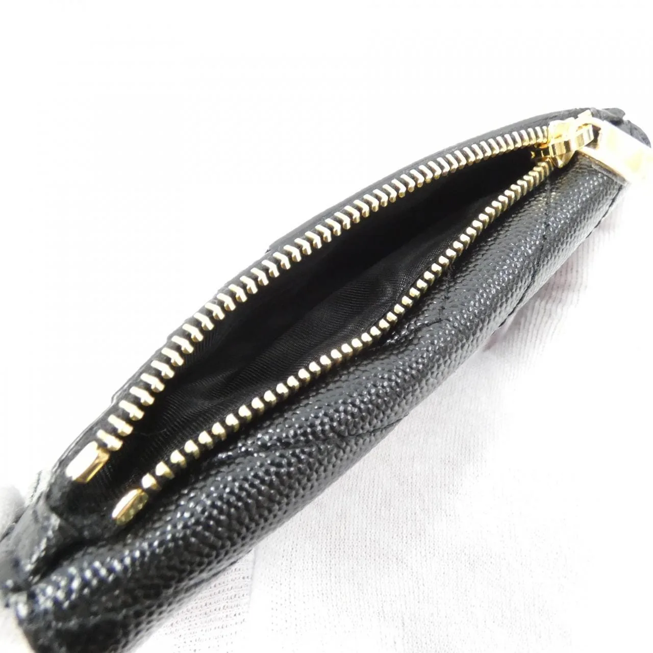 SAINT LAURENT 612808 BOW01 Card Case 黑色 新品 - 縮圖 4