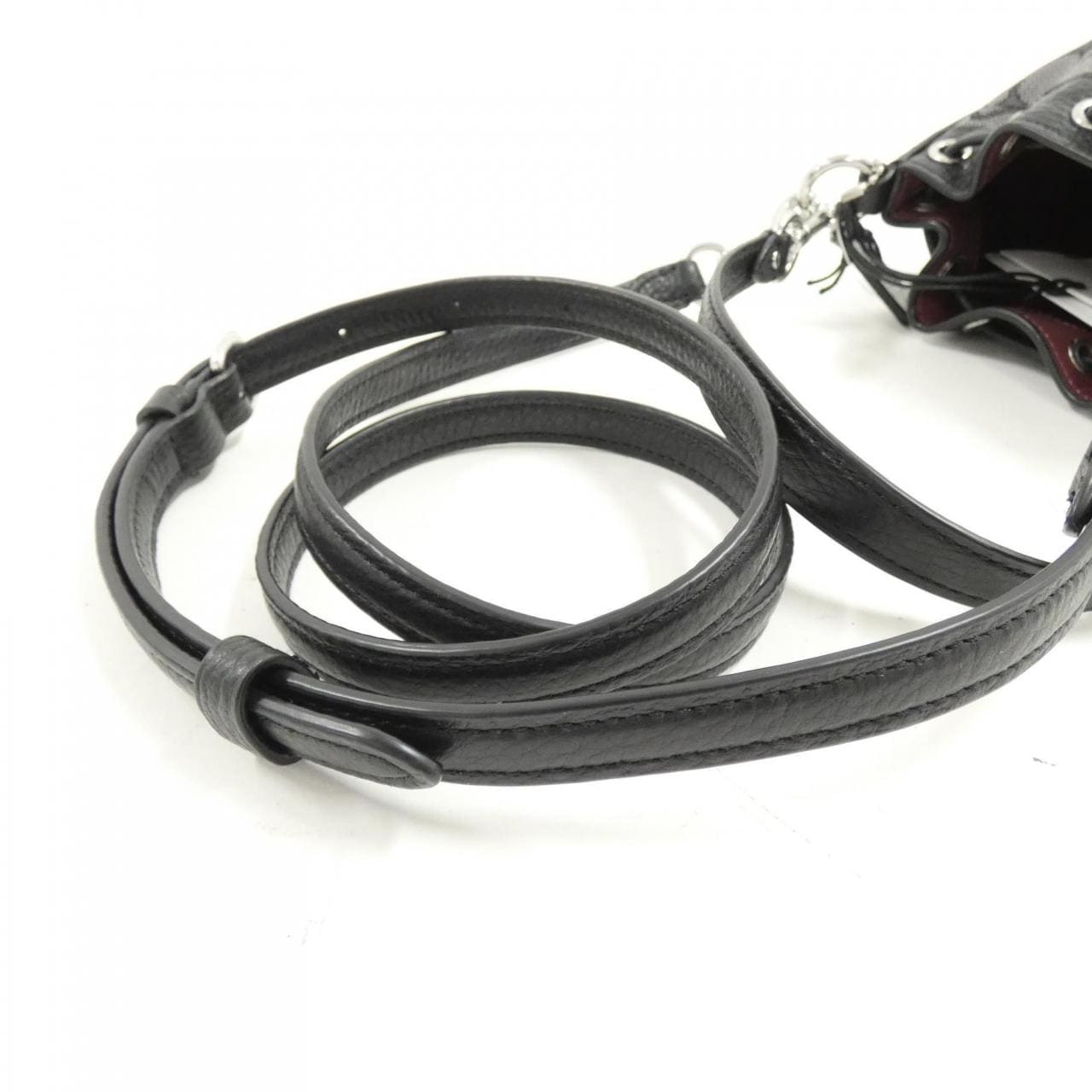 COACH C8322 Shoulder Bag Canvas Black Canvas New - Thumbnail 4