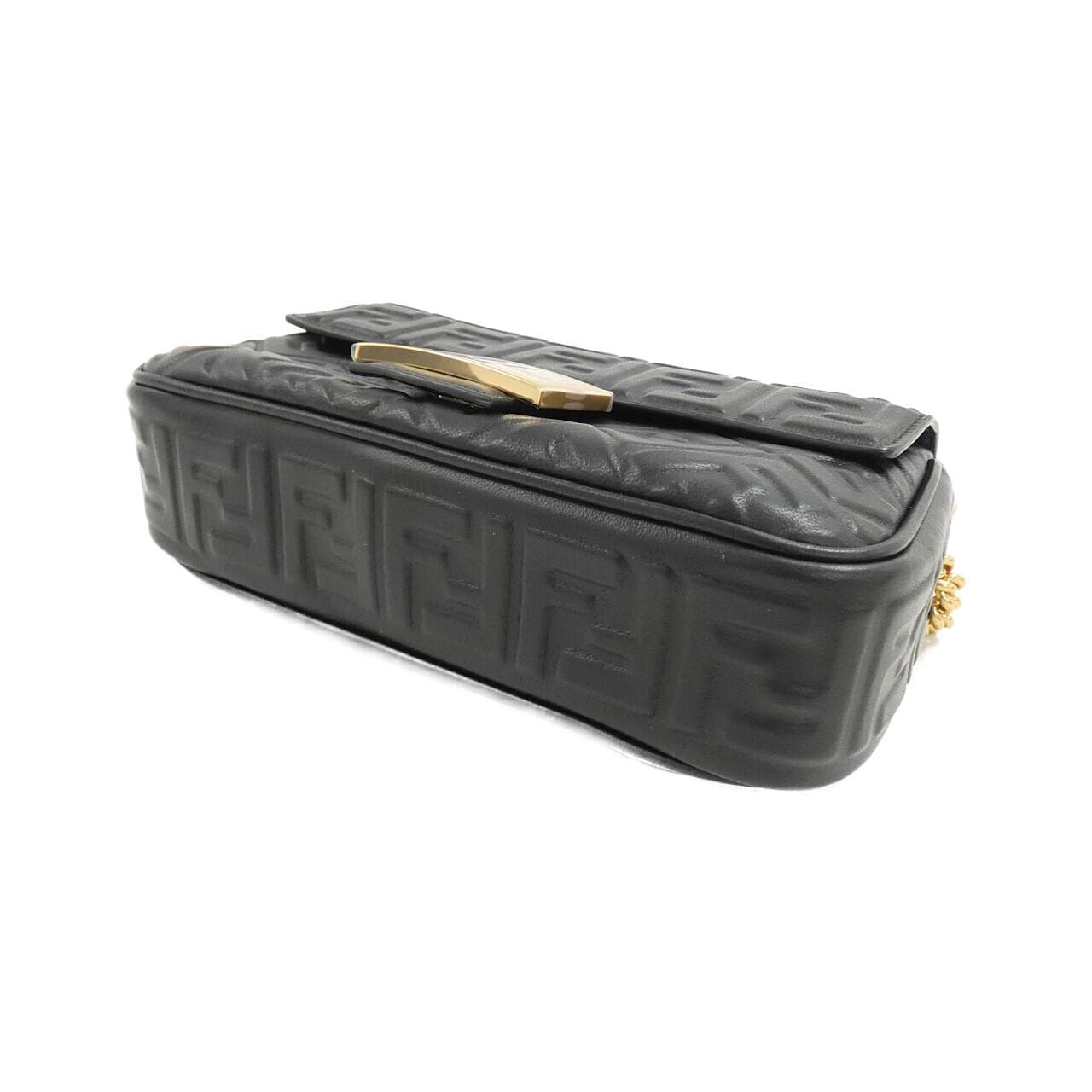 FENDI Baguette 8BR793 AH9C Shoulder Lambskin 黑色 羊皮 新品 - 縮圖 3