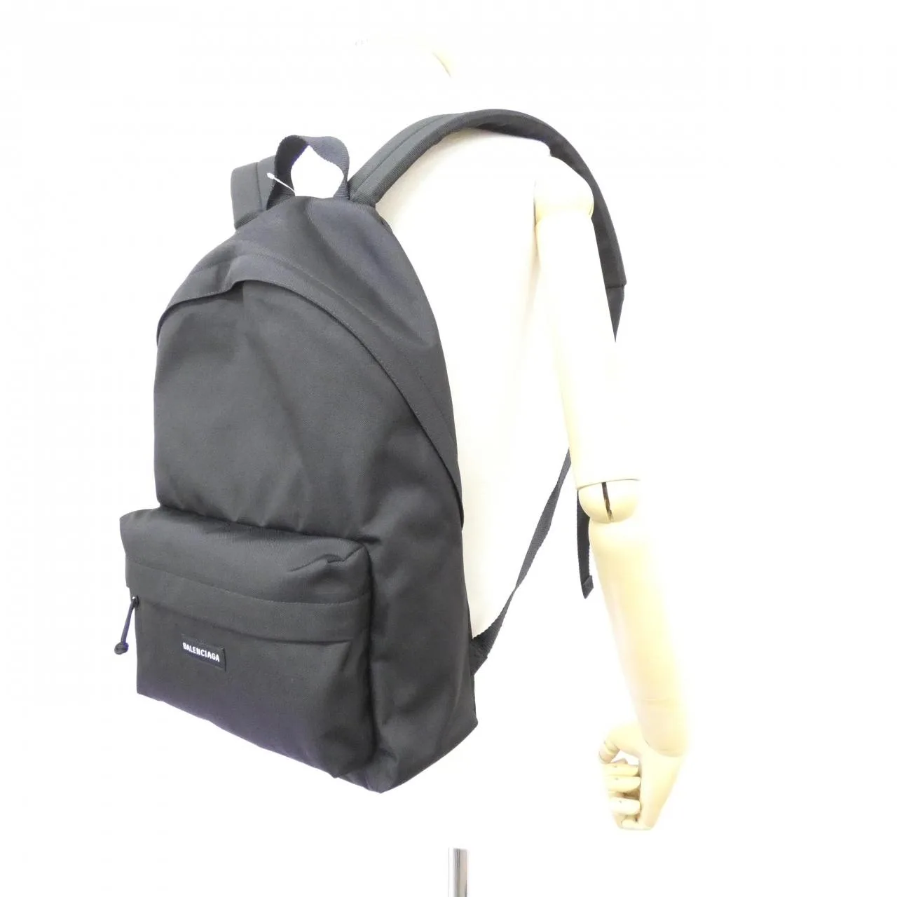 BALENCIAGA 503221 2VZ37 Backpack Nylon 黑色 尼龍 新品 - 縮圖 7