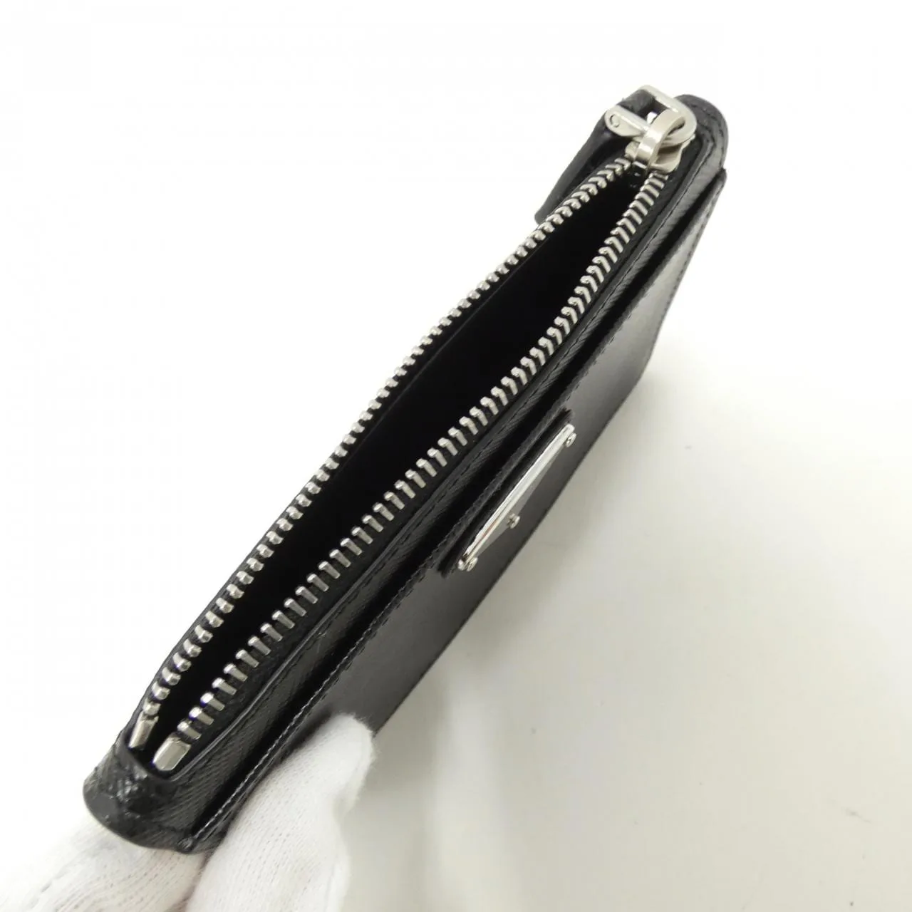 PRADA 2MC084 Coin Case 黑色 新品 - 縮圖 4