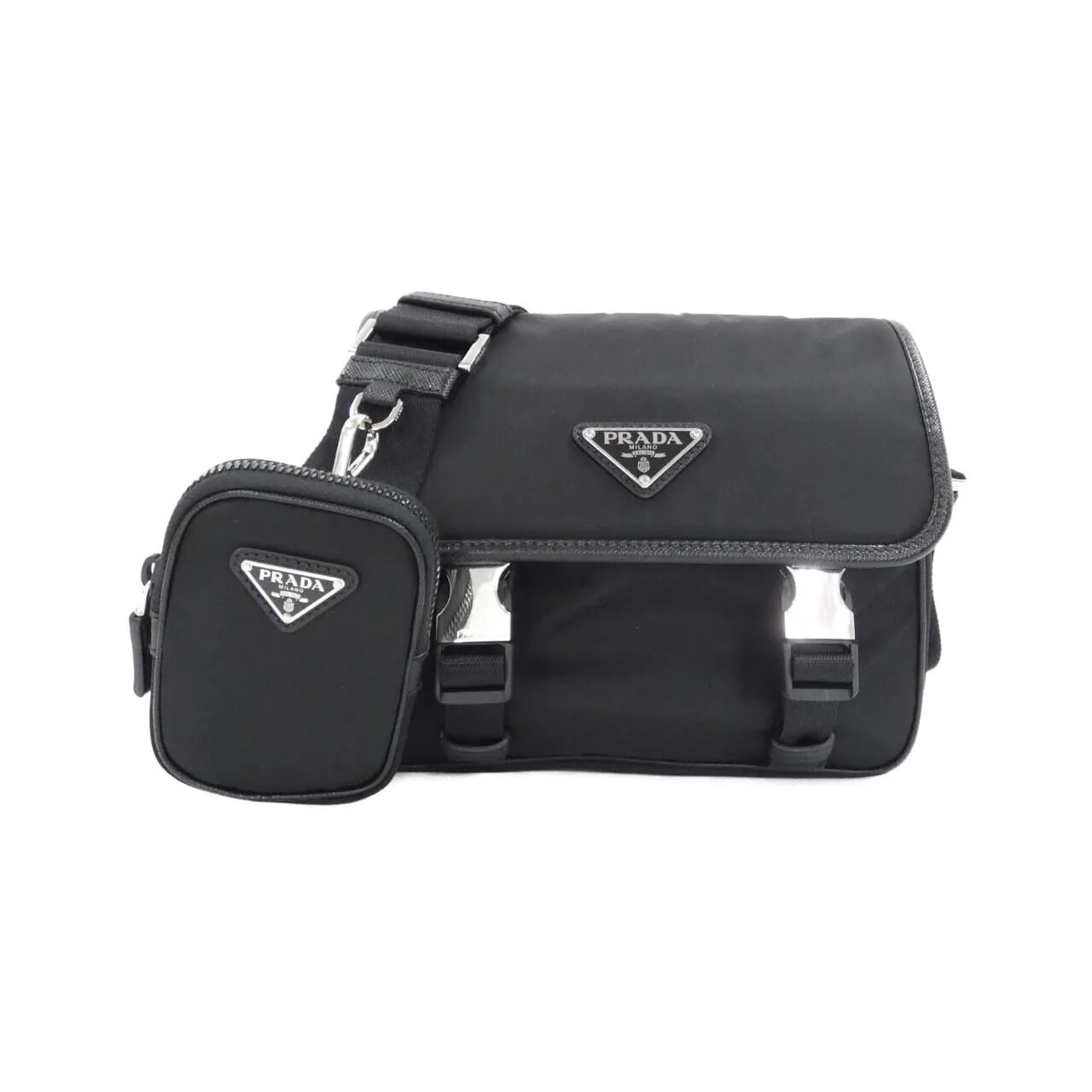PRADA 2VD034 Shoulder Black