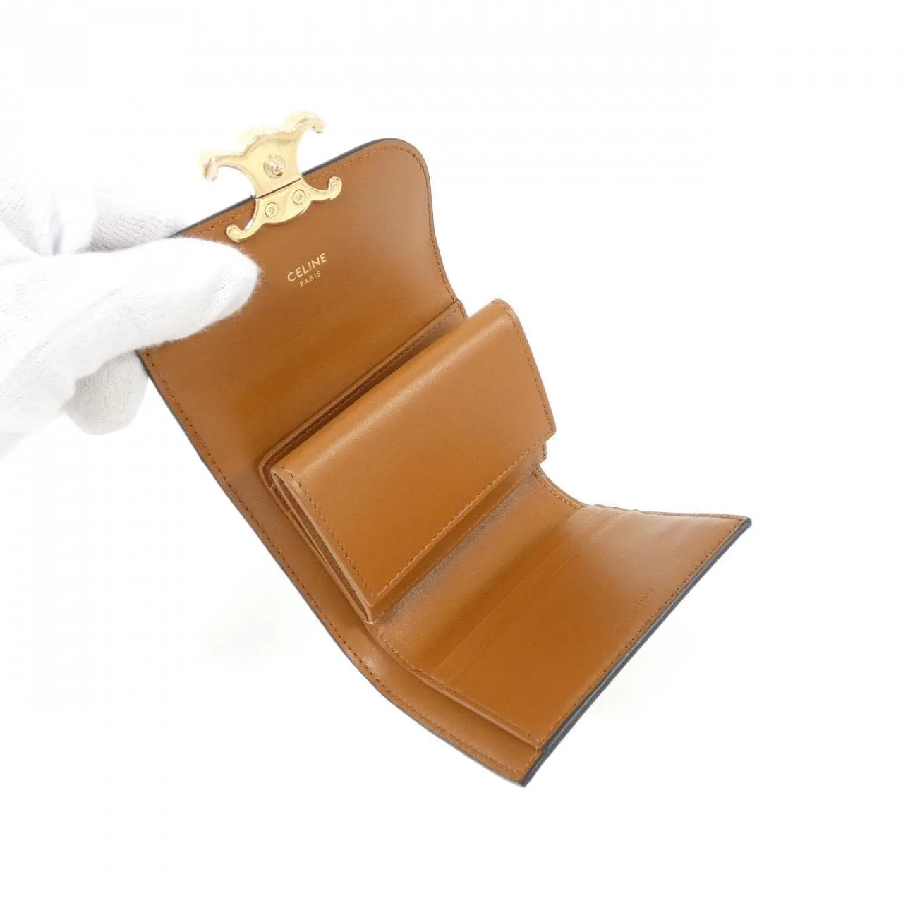 CELINE 10D782CQH Wallet Canvas 黑色 帆布 新品 - 縮圖 3