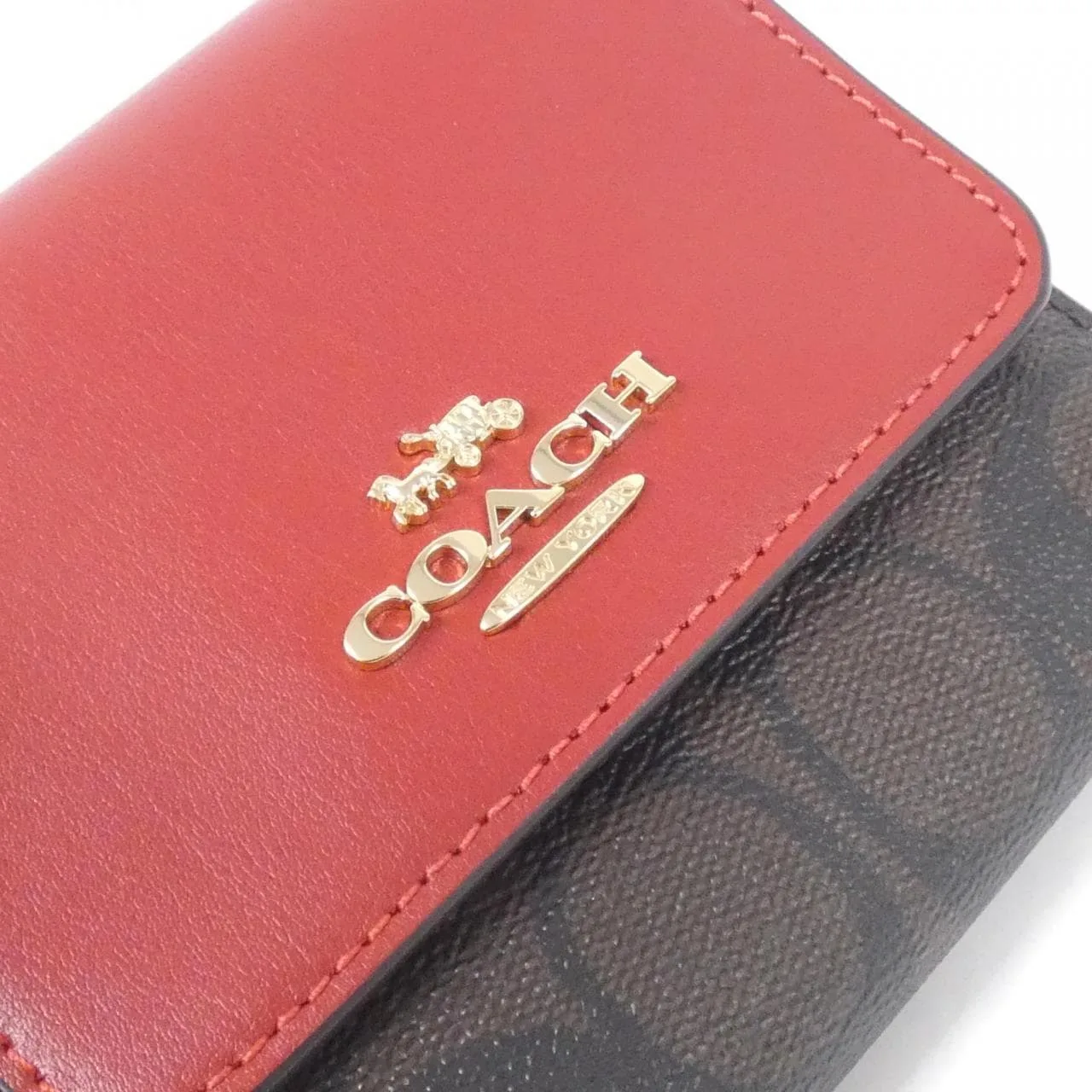 COACH CE930 Wallet Canvas 黑色 帆布 新品 - 縮圖 3