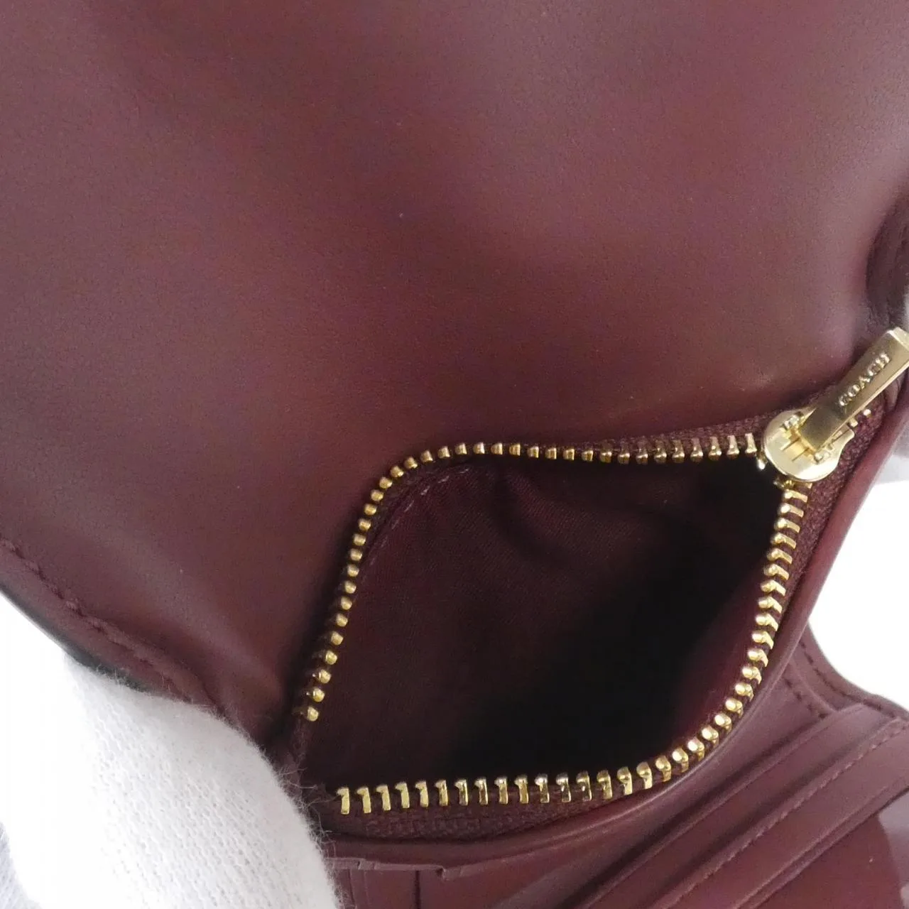 COACH CE930 Wallet Canvas 黑色 帆布 新品 - 縮圖 5