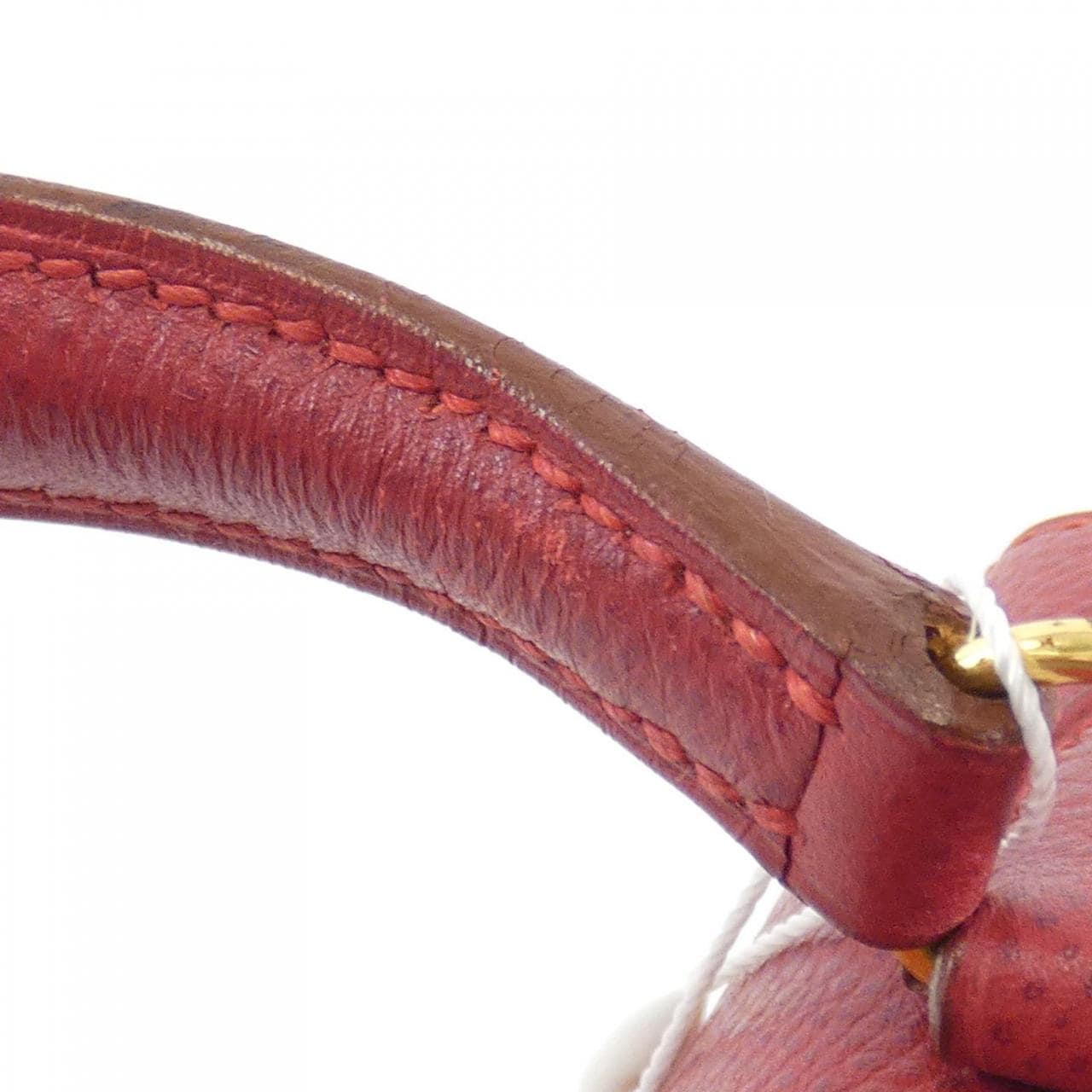 HERMES HERMÈS Kelly Bag Leather Rouge Leather - Thumbnail 7