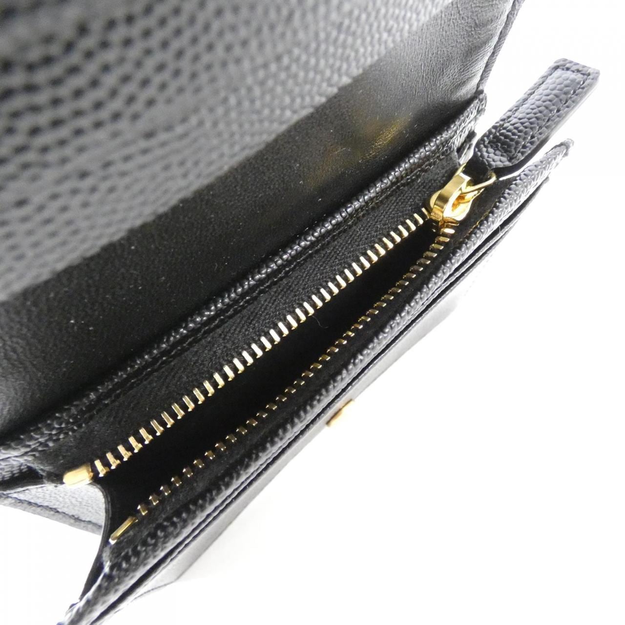 SAINT LAURENT 668290 BOWA1 Wallet Leather 4