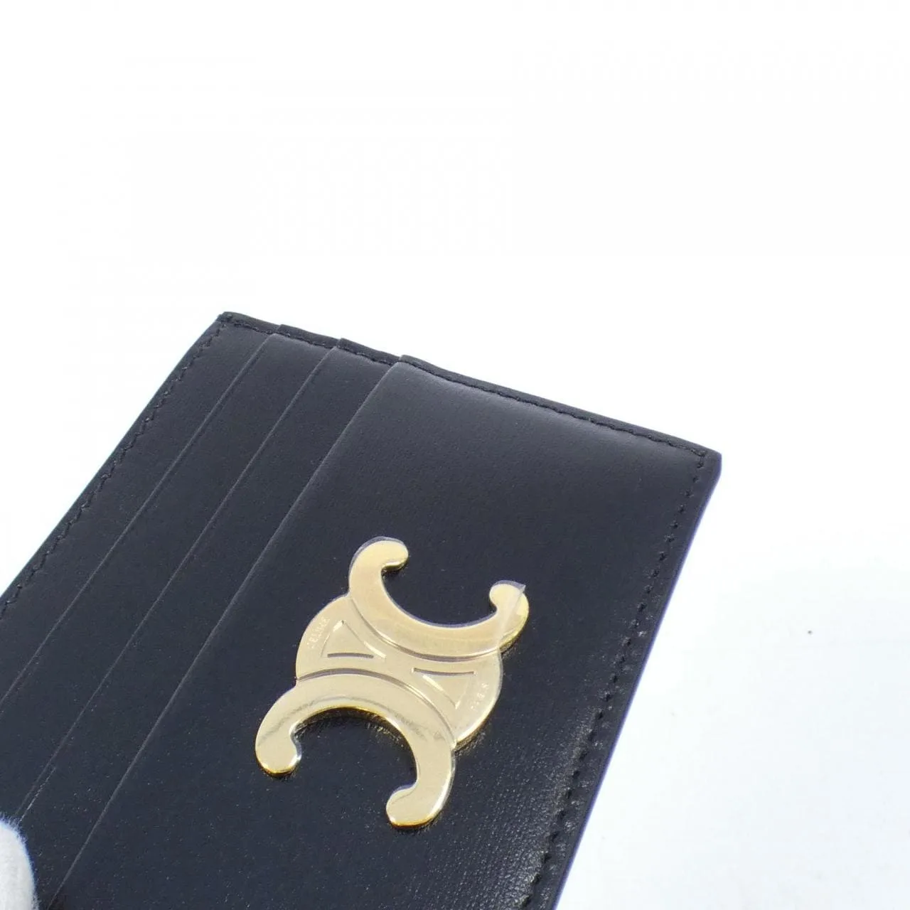 CELINE 10L833DPV Card Case 黑色 新品 - 縮圖 3