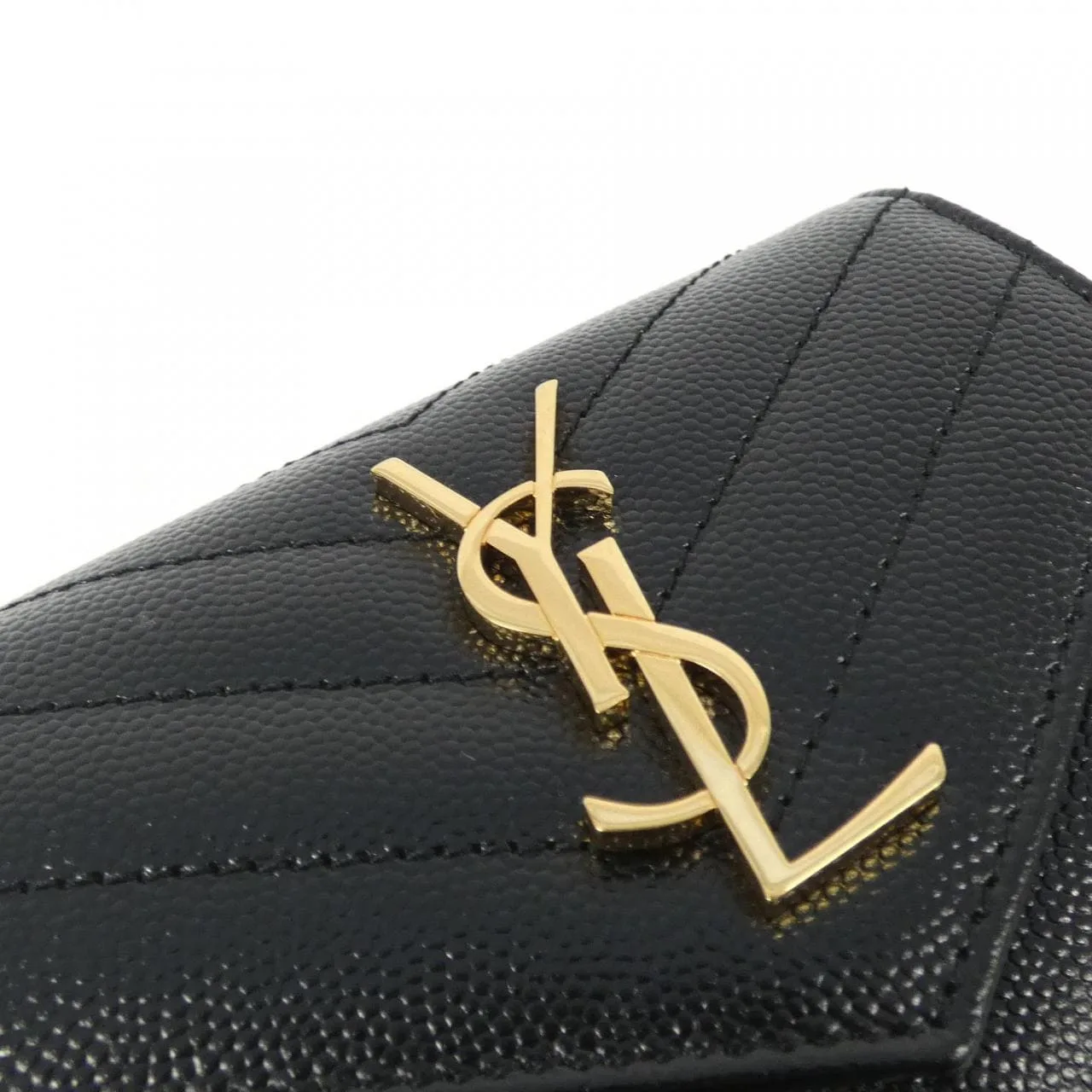 SAINT LAURENT 403943 BOW01 Wallet Black New - Thumbnail 3