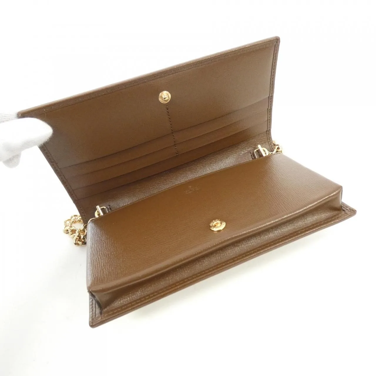 GUCCI 621892 92TCG Wallet Canvas Black Canvas New - Thumbnail 6