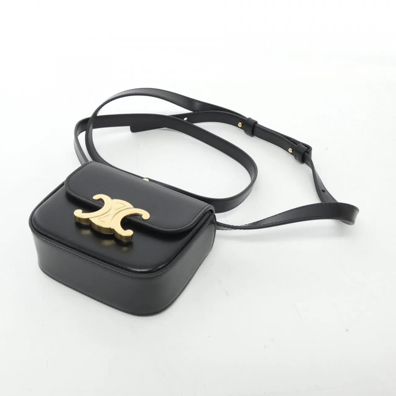 CELINE 10I513DPV Shoulder 黑色 新品 - 縮圖 3