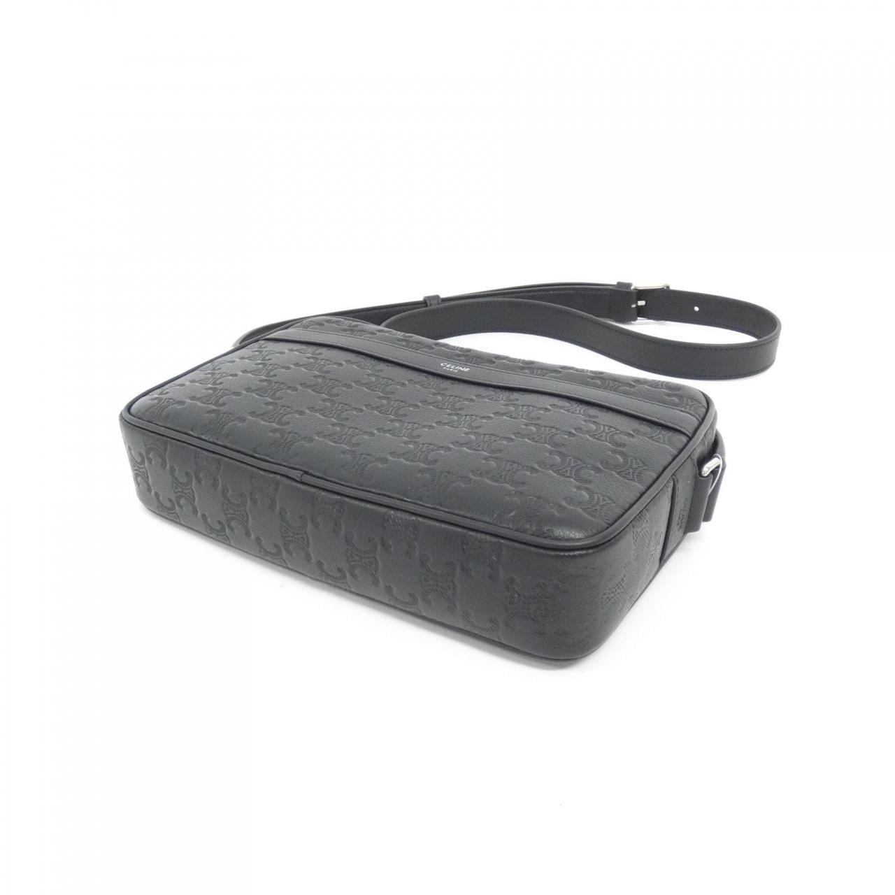 CELINE 117003FS3 Shoulder Bag Black New - Thumbnail 3