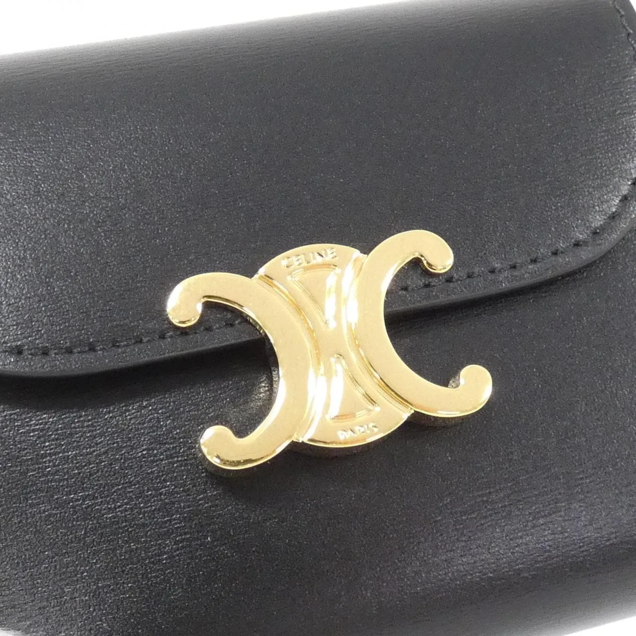 CELINE 10D783DPV Wallet 黑色 新品 - 縮圖 3