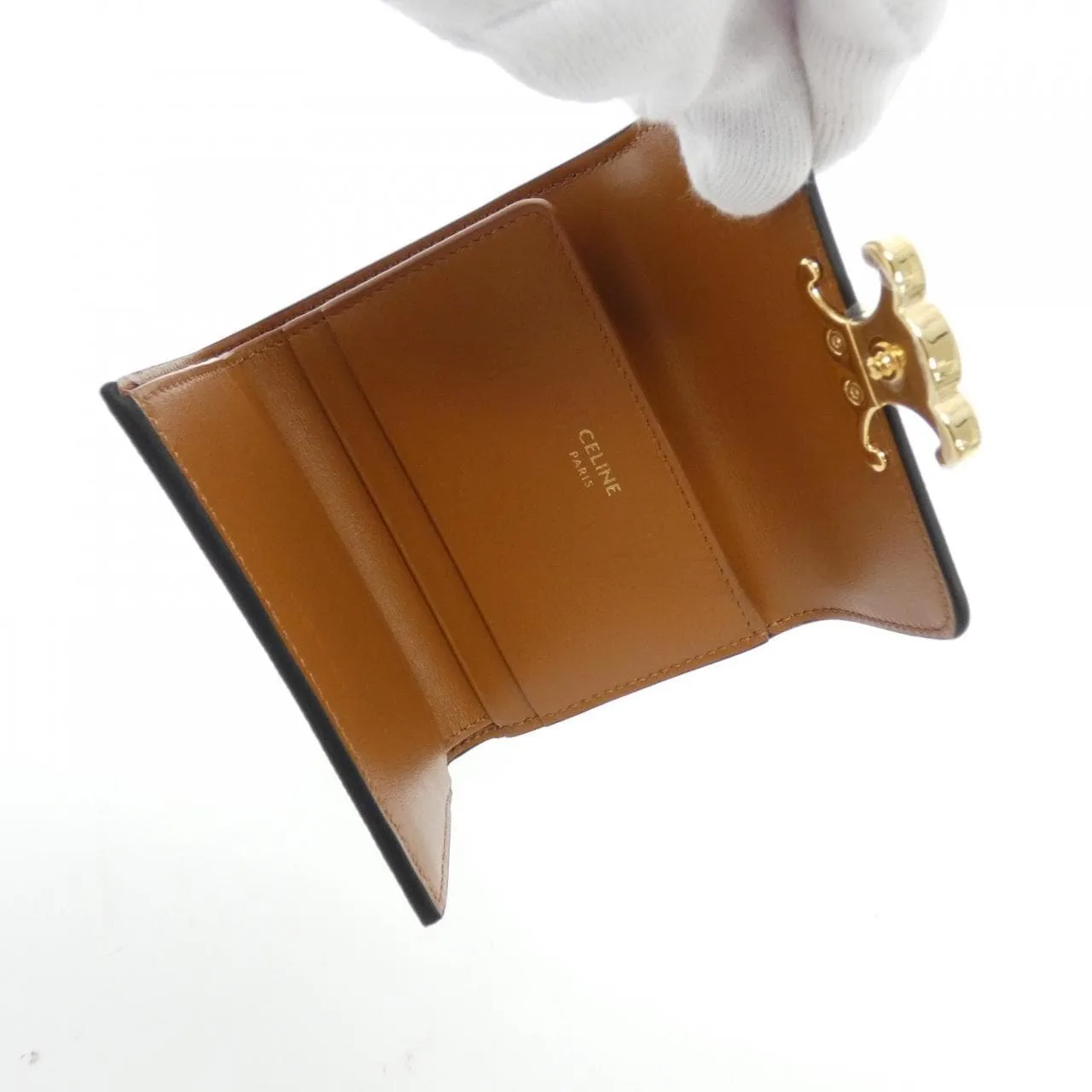 CELINE 10I652DS3 Wallet Canvas 帆布 新品 - 縮圖 3