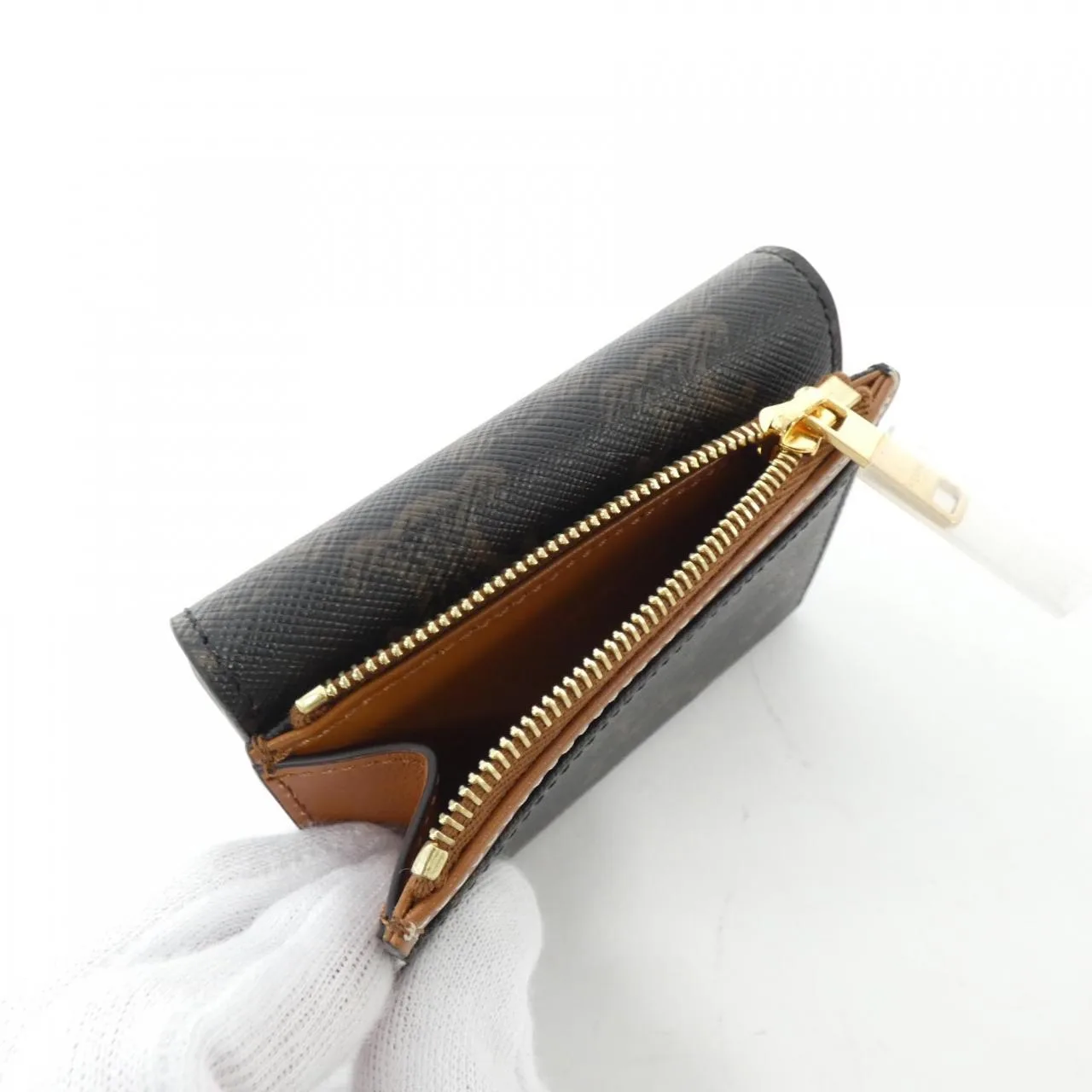 CELINE 10I652DS3 Wallet Canvas 帆布 新品 - 縮圖 4