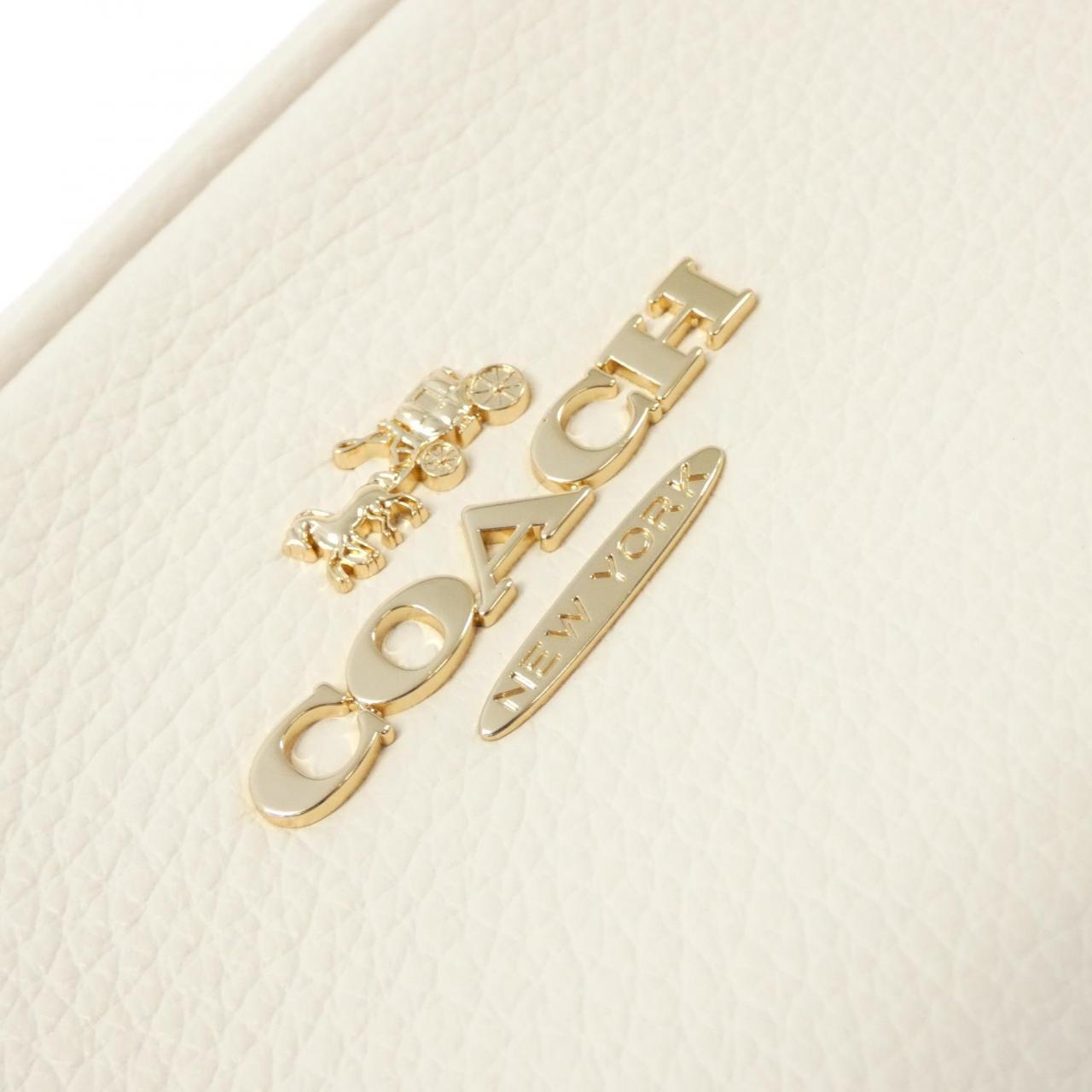 COACH CR110 Shoulder Bag Leather 黑色 皮革 新品 - 縮圖 4