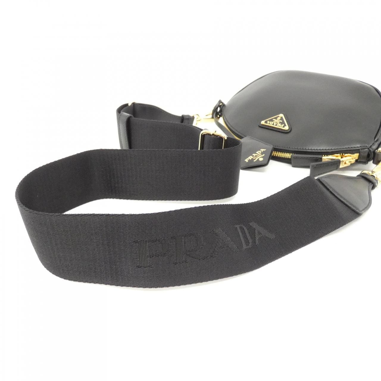 PRADA 1BH212 Shoulder Bag 黑色 新品 - 縮圖 5