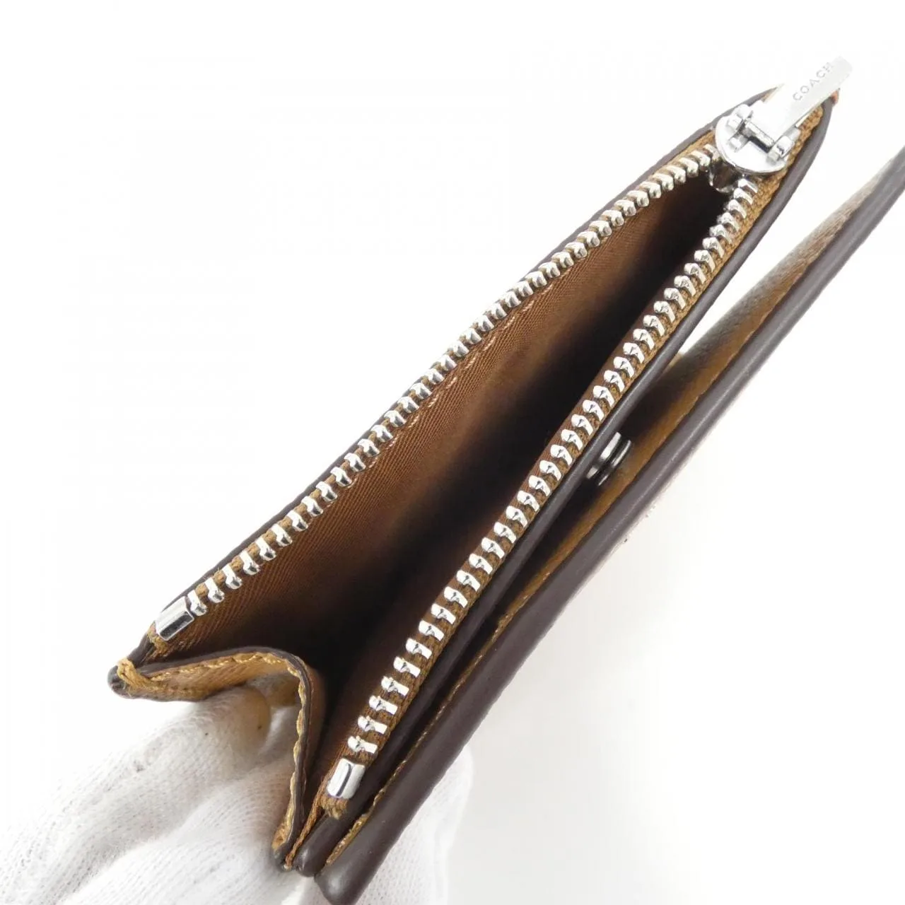 COACH CR983 Wallet Leather 黑色 皮革 新品 - 縮圖 5