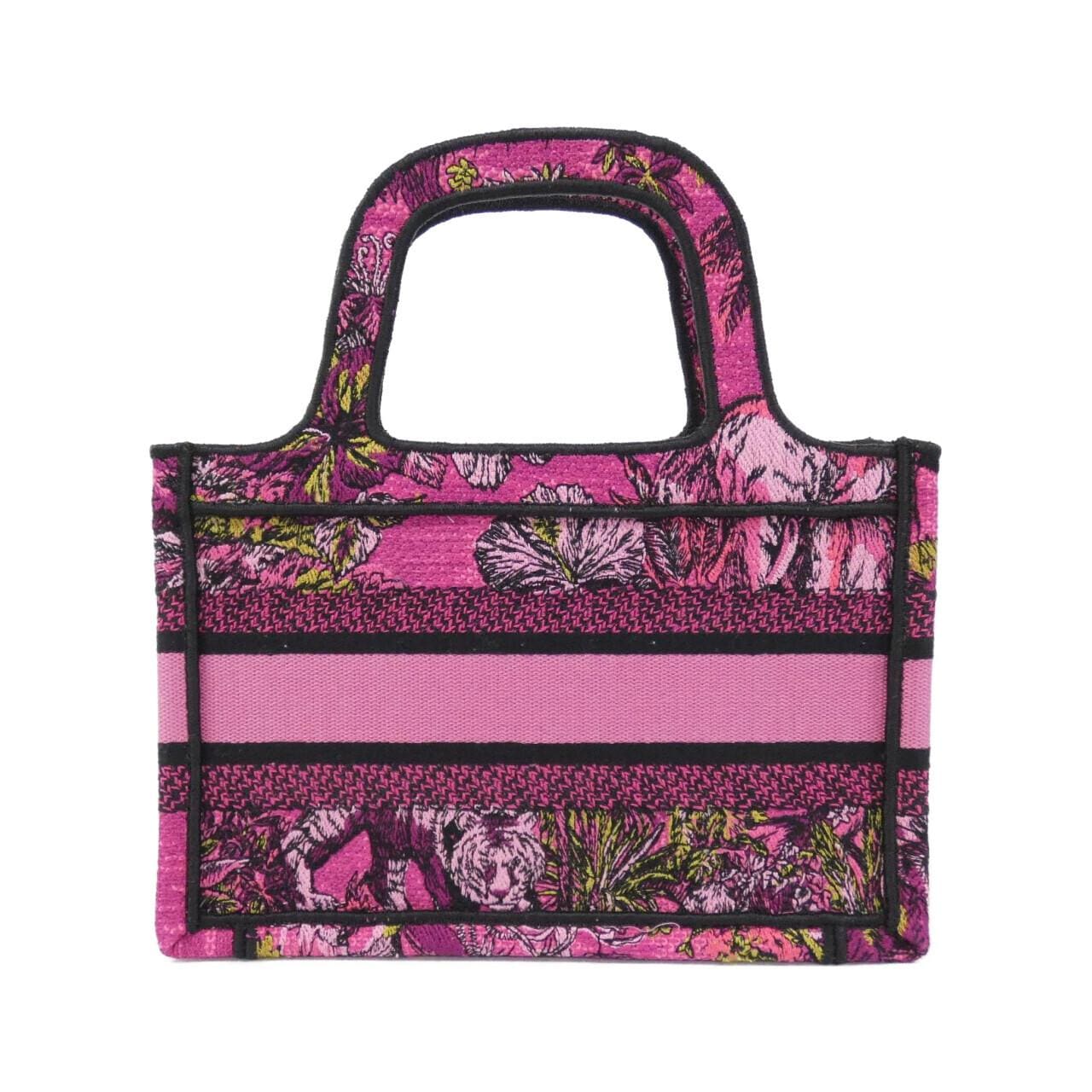 DIOR Book Tote S5475ZEUP Tote Canvas Black Canvas - Thumbnail 2