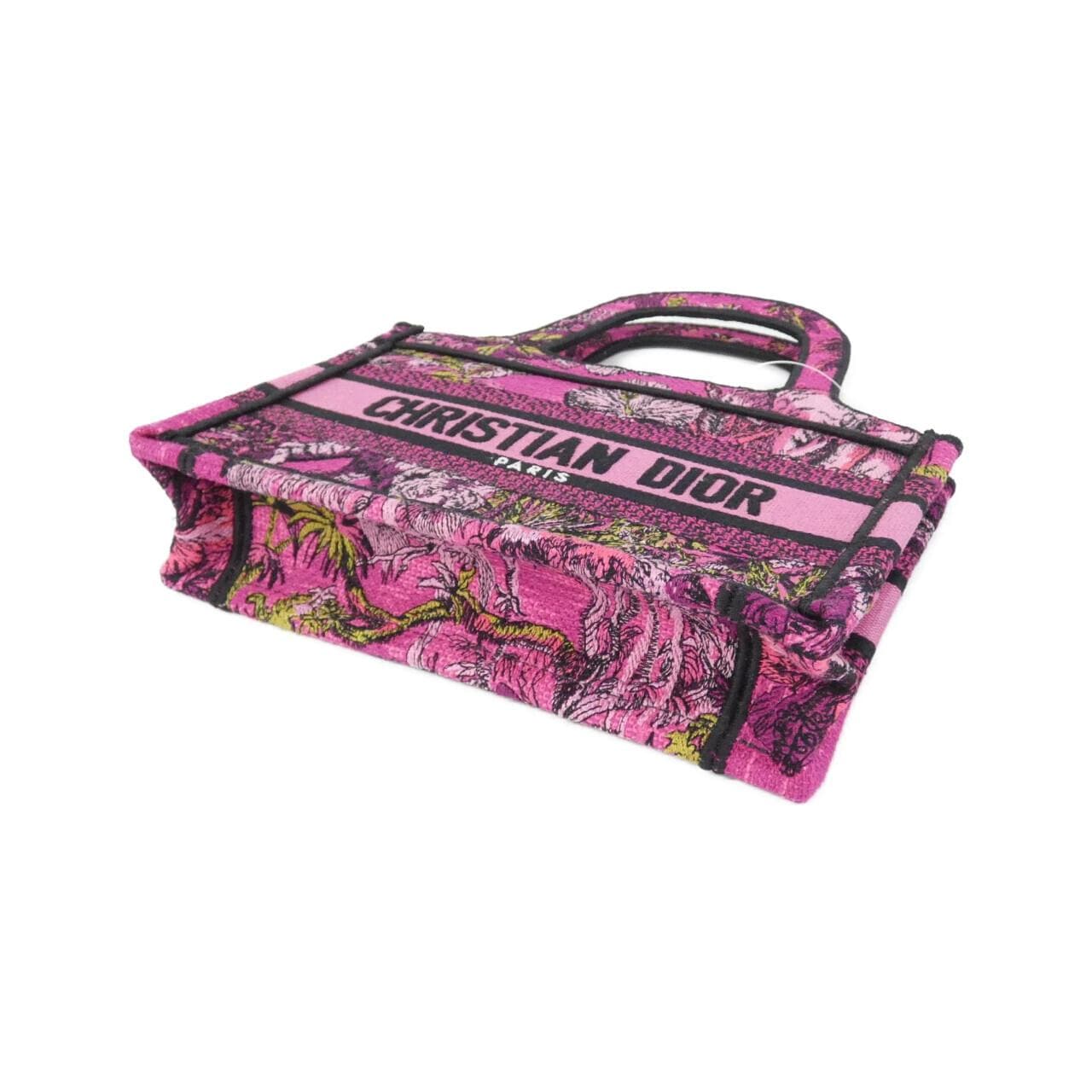 DIOR Book Tote S5475ZEUP Tote Canvas Black Canvas - Thumbnail 3