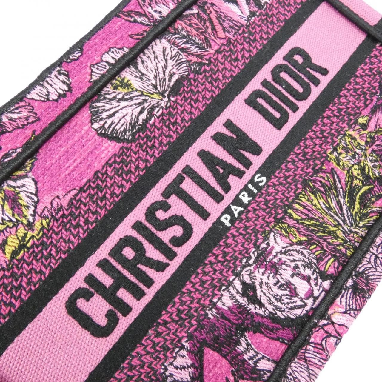 DIOR Book Tote S5475ZEUP Tote Canvas Black Canvas - Thumbnail 4