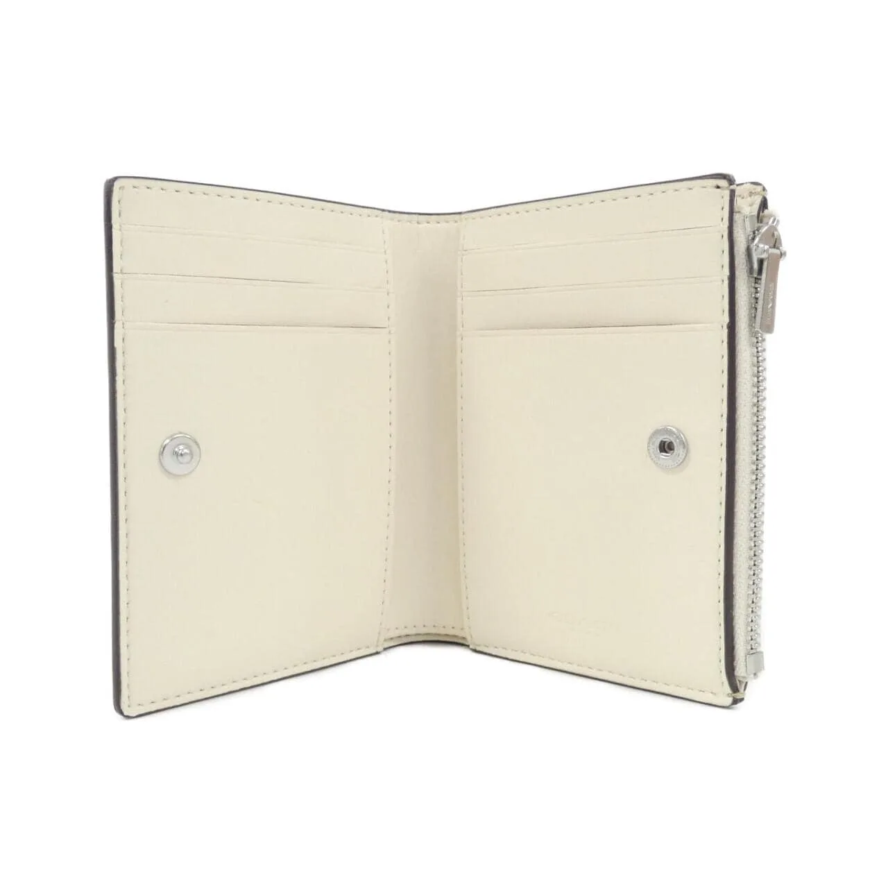 COACH CM852 Wallet Canvas Black Canvas New - Thumbnail 4