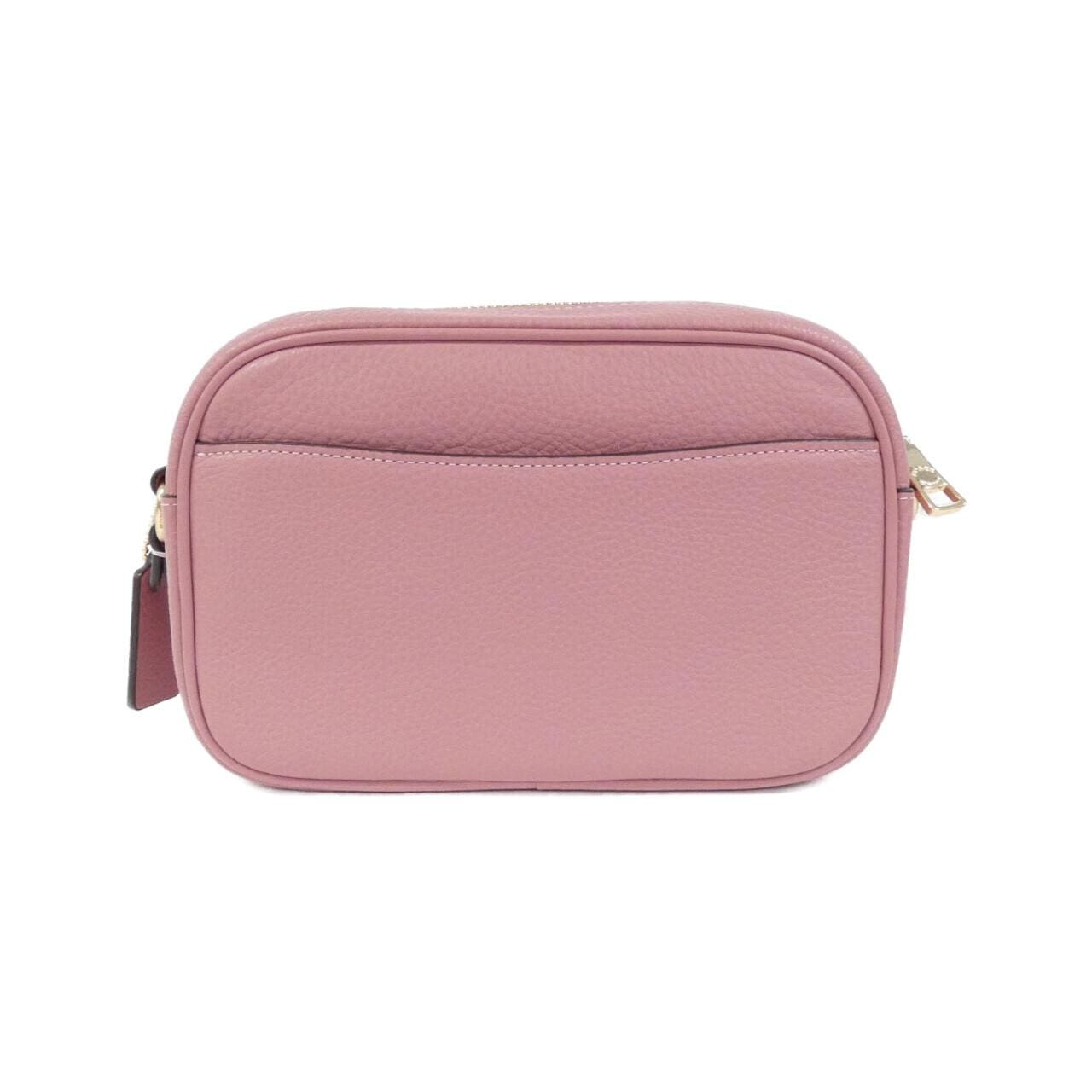 COACH CQ875 Shoulder Bag Leather Black Leather - Thumbnail 2