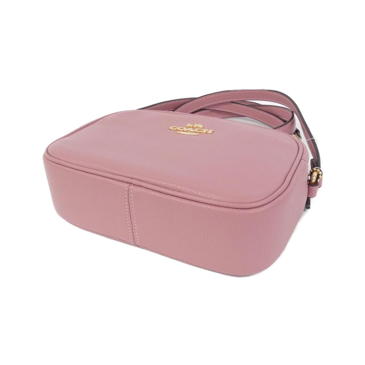 COACH CQ875 Shoulder Bag Leather Black Leather - Thumbnail 3