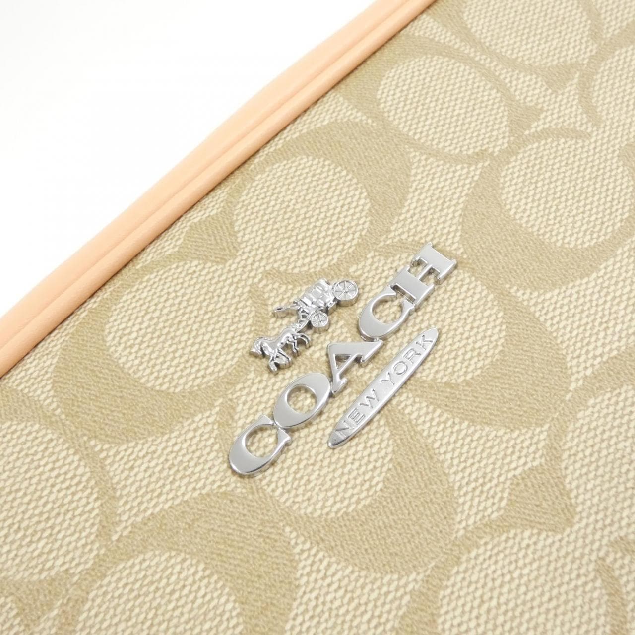 COACH CR135 Shoulder Bag Canvas 黑色 帆布 新品 - 縮圖 4