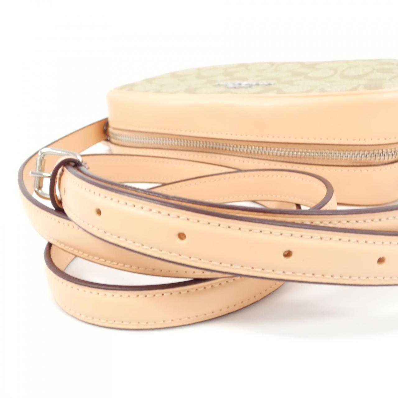 COACH CR135 Shoulder Bag Canvas 黑色 帆布 新品 - 縮圖 5