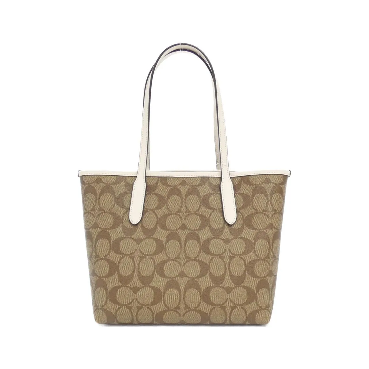 COACH CM183 Handbag Canvas Black Canvas New - Thumbnail 2