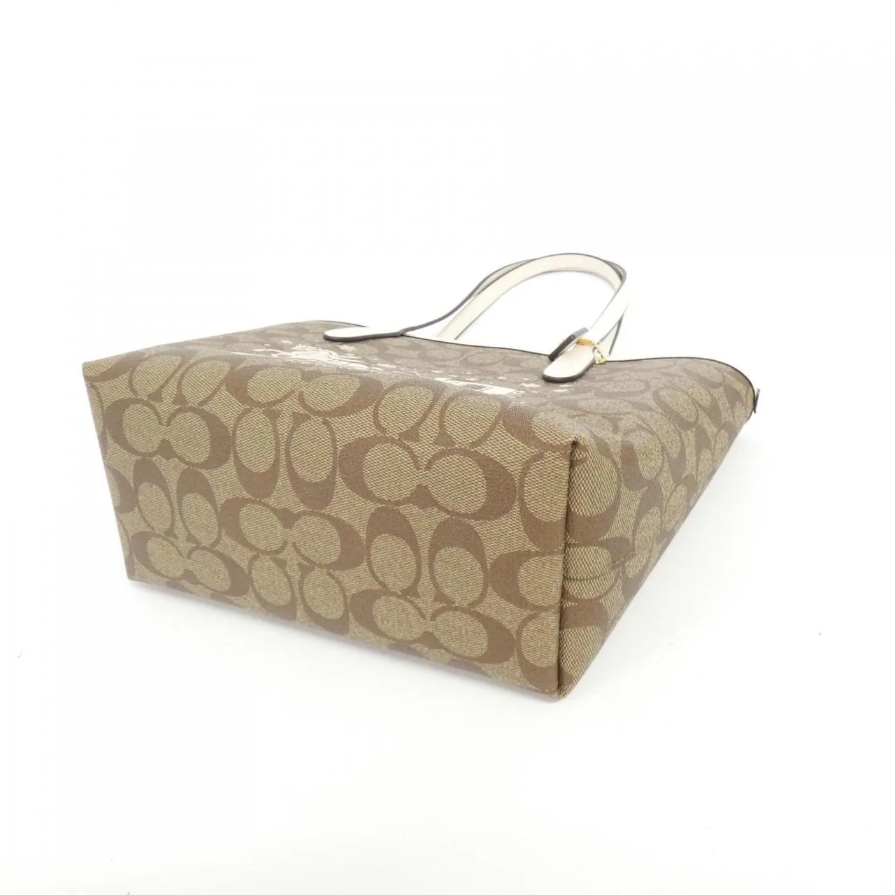 COACH CM183 Handbag Canvas Black Canvas New - Thumbnail 3