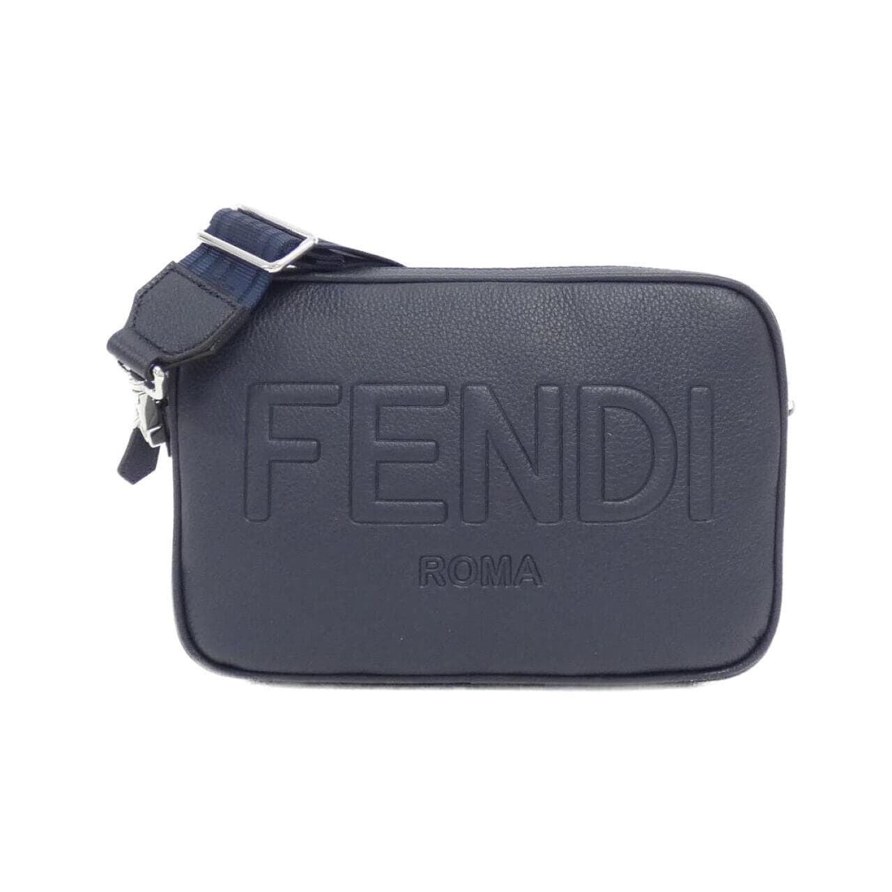 FENDI 7M0286 AMAC Shoulder Leather Black