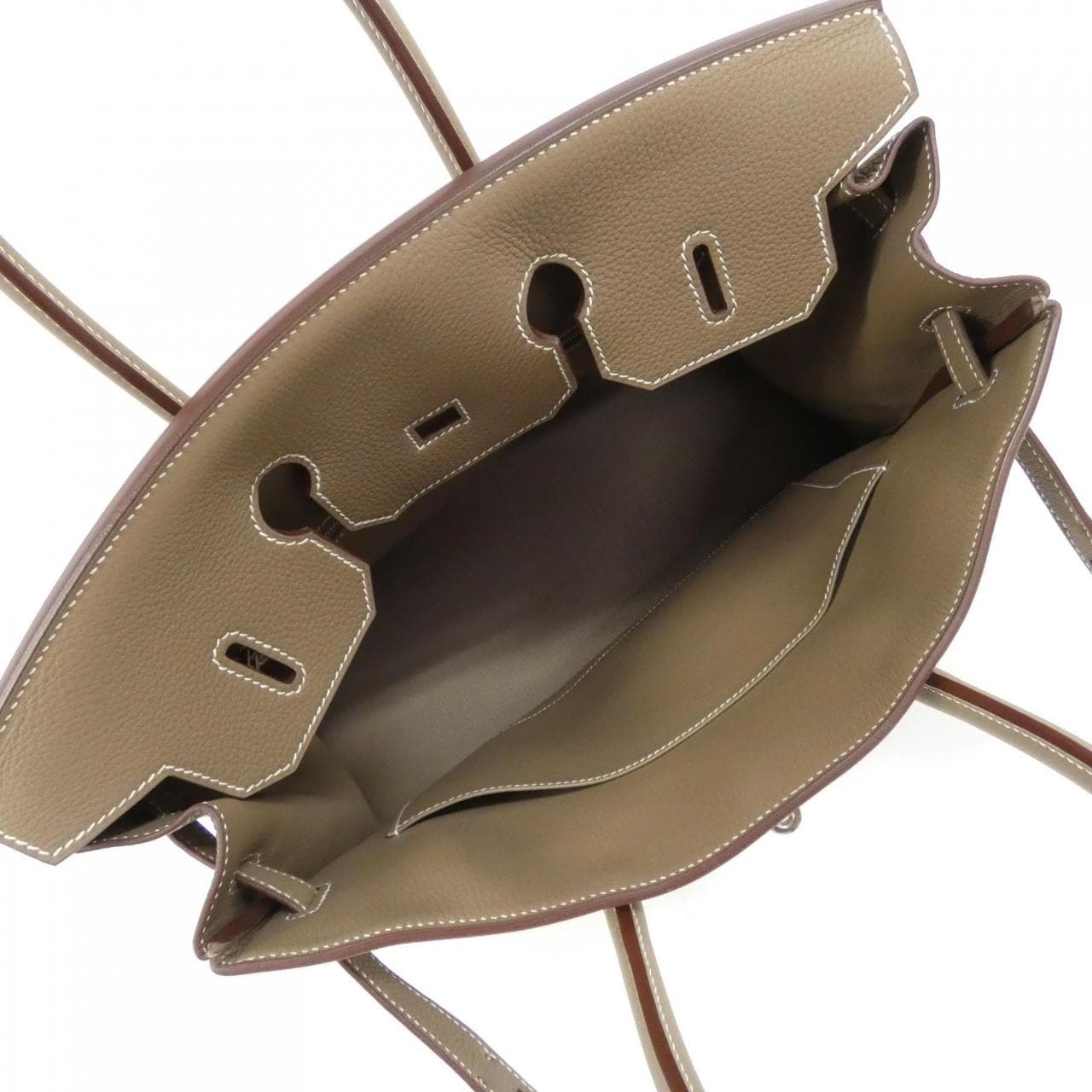 HERMES HERMÈS Birkin 027767CK Bag Togo Etoupe Togo Leather - Thumbnail 3