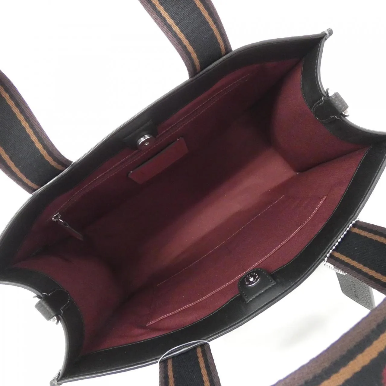 COACH CU997 Handbag Leather 黑色 皮革 新品 - 縮圖 6