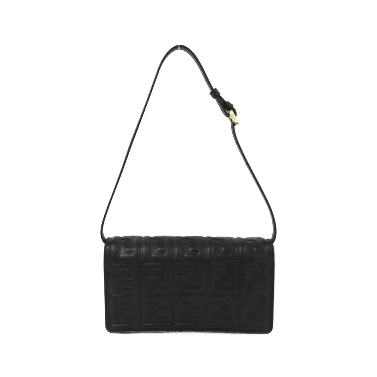 FENDI 8M0498 AAJD Wallet Leather Black Leather New - Thumbnail 2