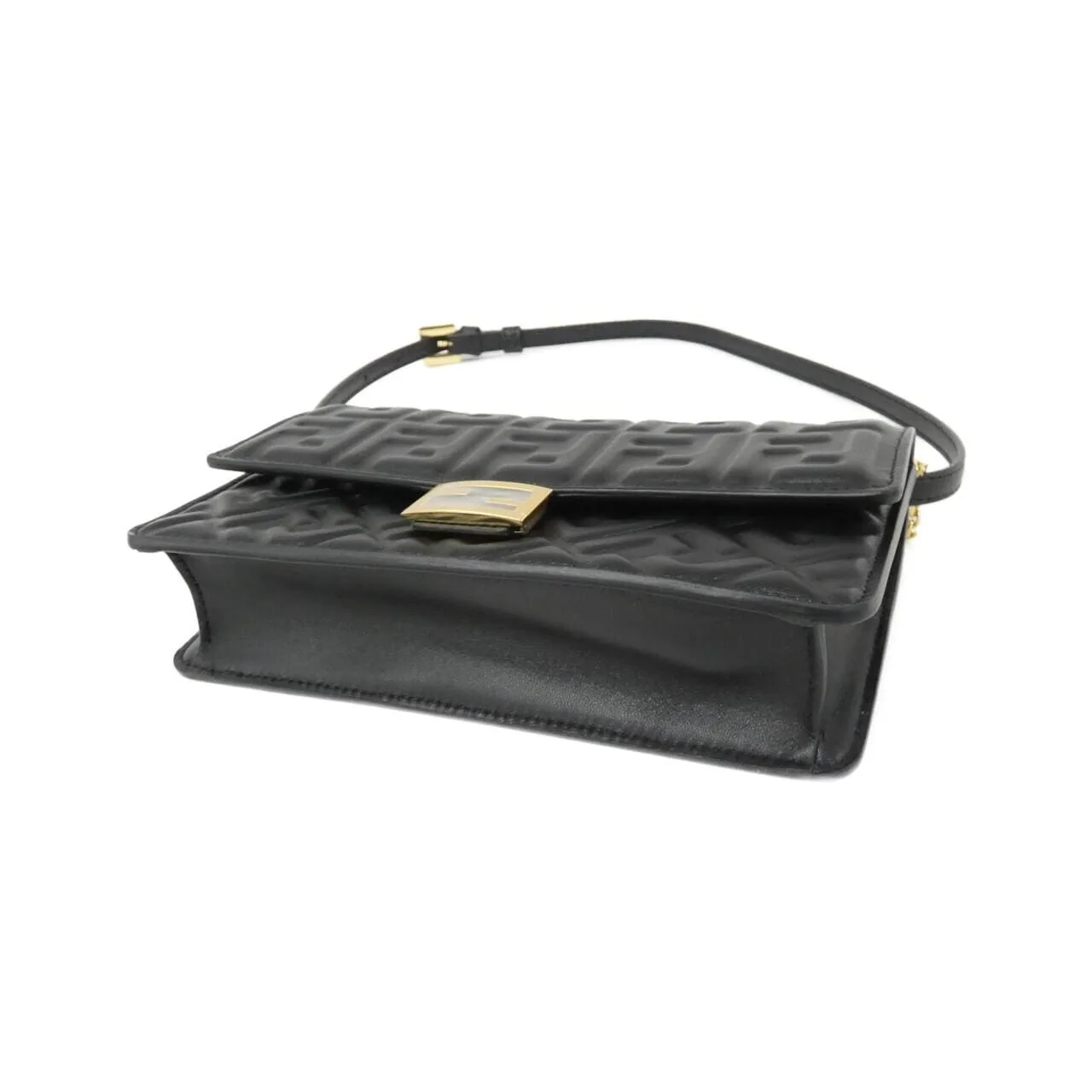 FENDI 8M0498 AAJD Wallet Leather Black Leather New - Thumbnail 3