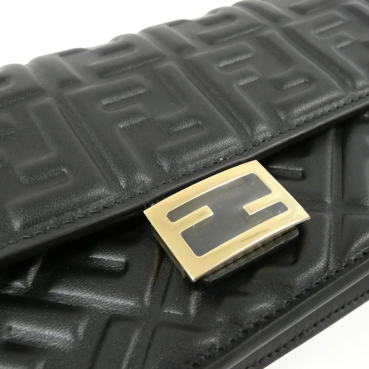 FENDI 8M0498 AAJD Wallet Leather Black Leather New - Thumbnail 4