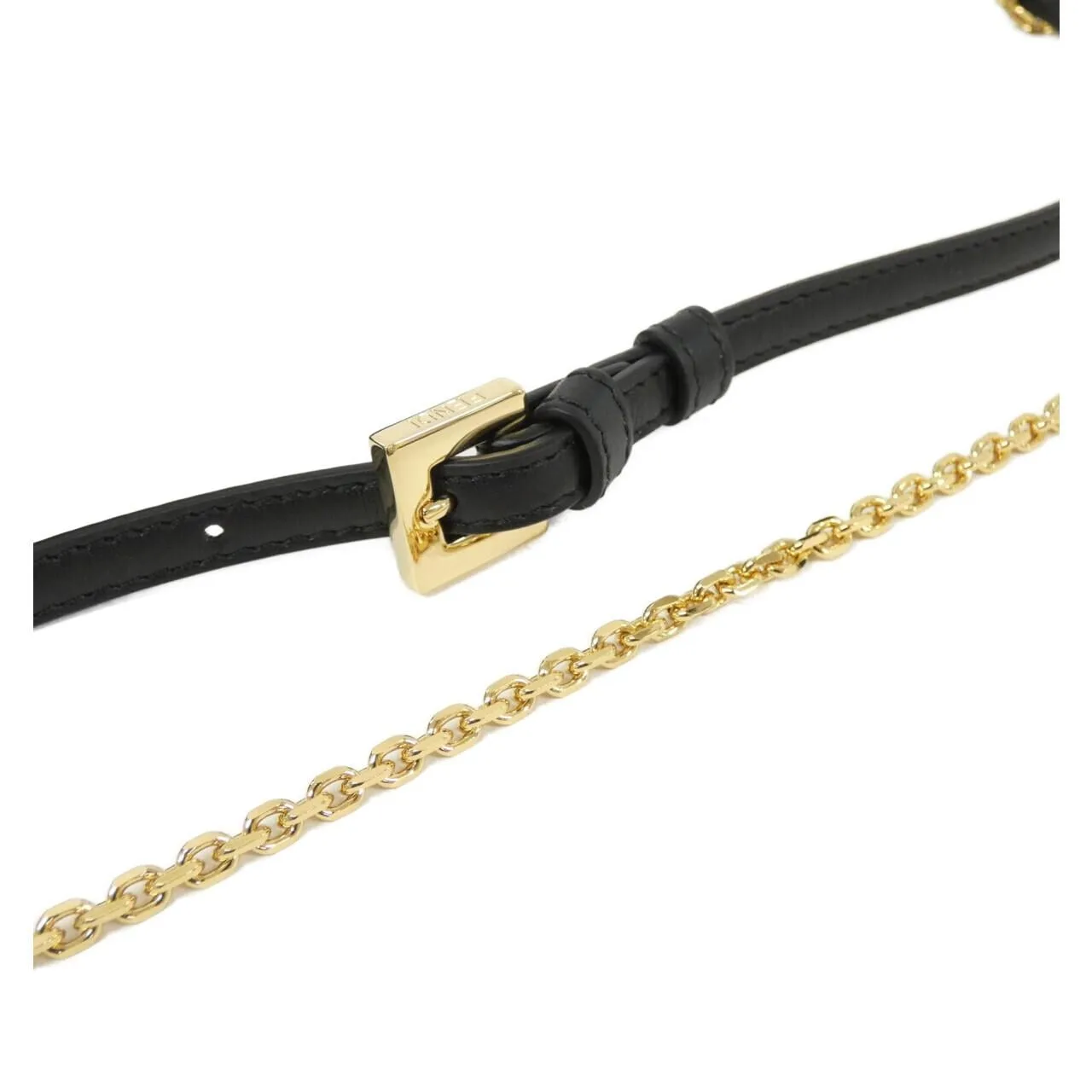 FENDI 8M0498 AAJD Wallet Leather Black Leather New - Thumbnail 5