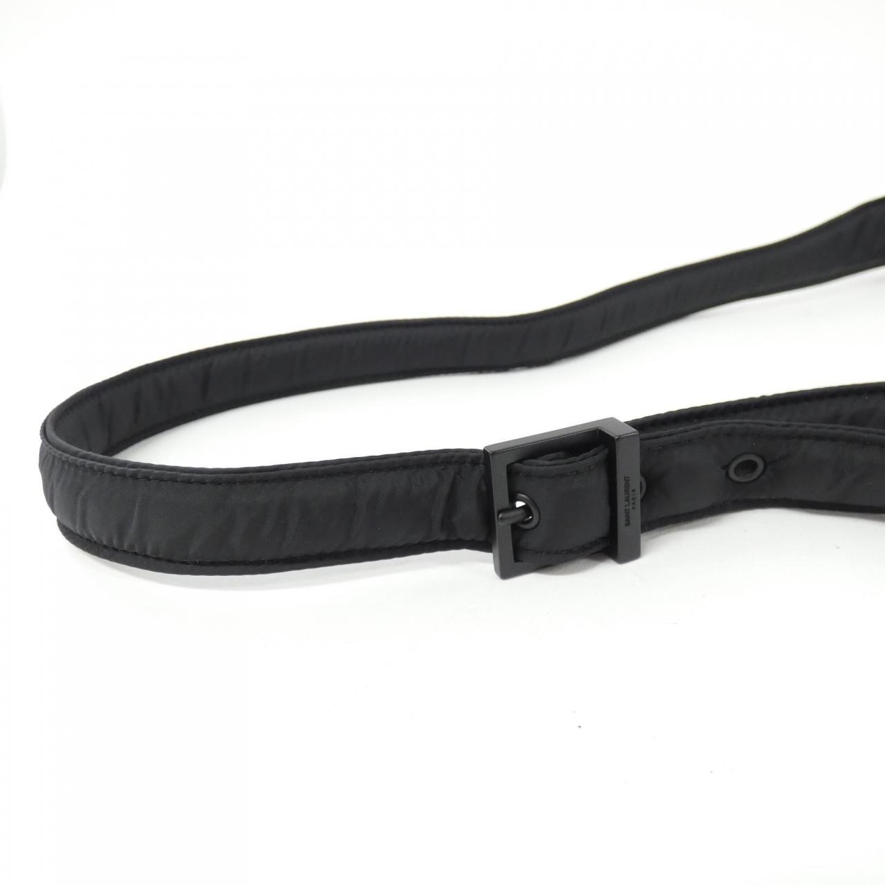 SAINT LAURENT 733294 FABI1 Shoulder Bag Nylon Black Nylon - Thumbnail 5