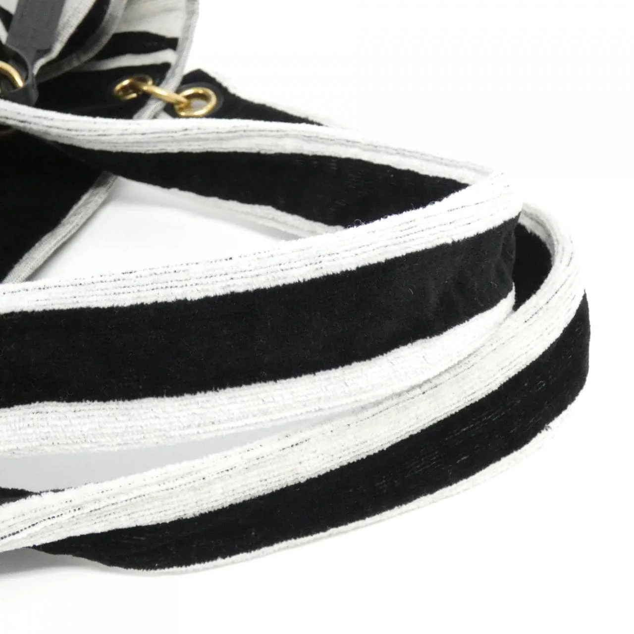 SAINT LAURENT Rive Gauche 735067 FABKR Wallet Cotton 黑色 Cotton 新品 - 縮圖 4