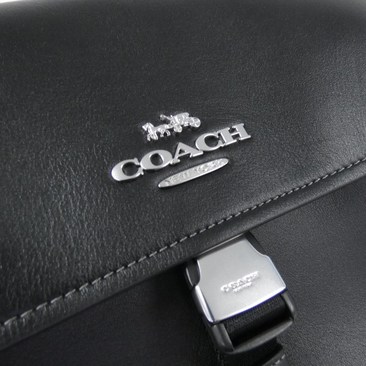 COACH CR098 Shoulder Bag 黑色 新品 - 縮圖 4