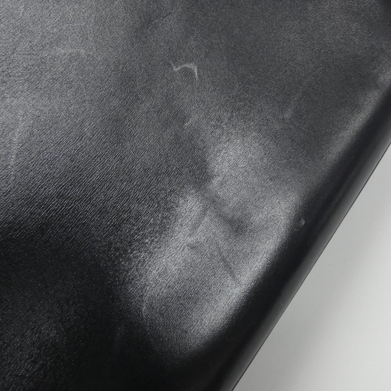 HERMES HERMÈS Kelly 001848CC Bag Box Calf Navy Box Calf Leather - Thumbnail 6