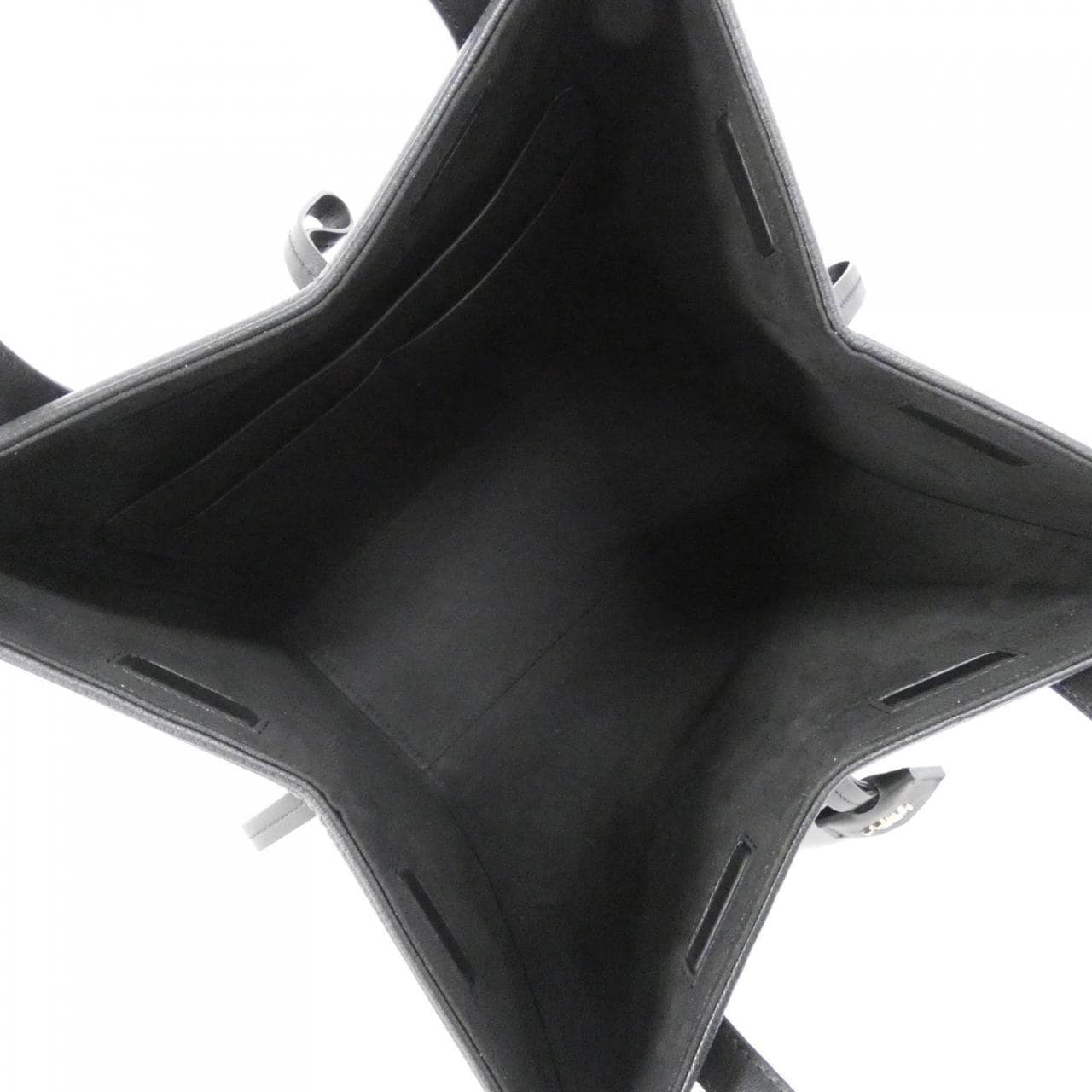 FENDI Sunshine Shopper 8BH414 APZA Shoulder Leather Black Leather - Thumbnail 6