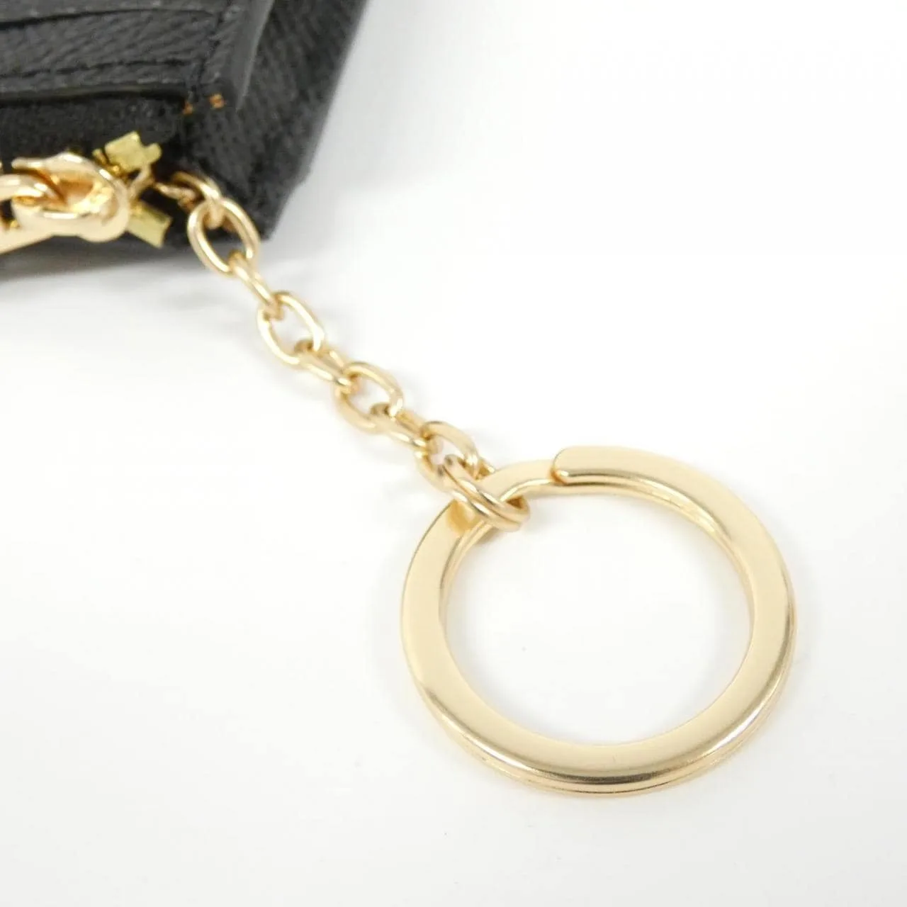 COACH 88250 Coin Case Leather 黑色 皮革 新品 - 縮圖 4