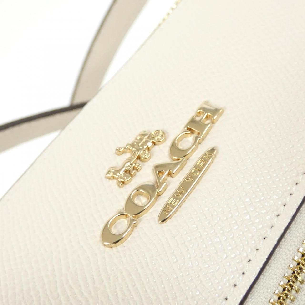 COACH C1556 Shoulder Bag Leather Black Leather New - Thumbnail 4