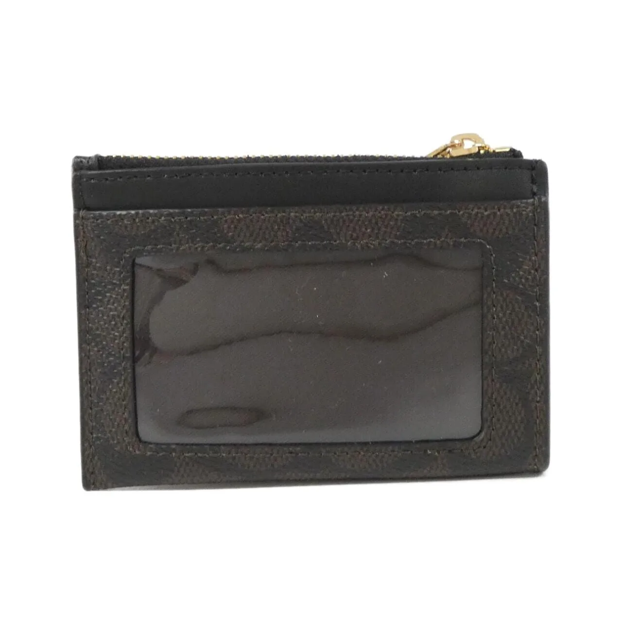 COACH CW870 Coin Case Canvas 黑色 帆布 新品 - 縮圖 2